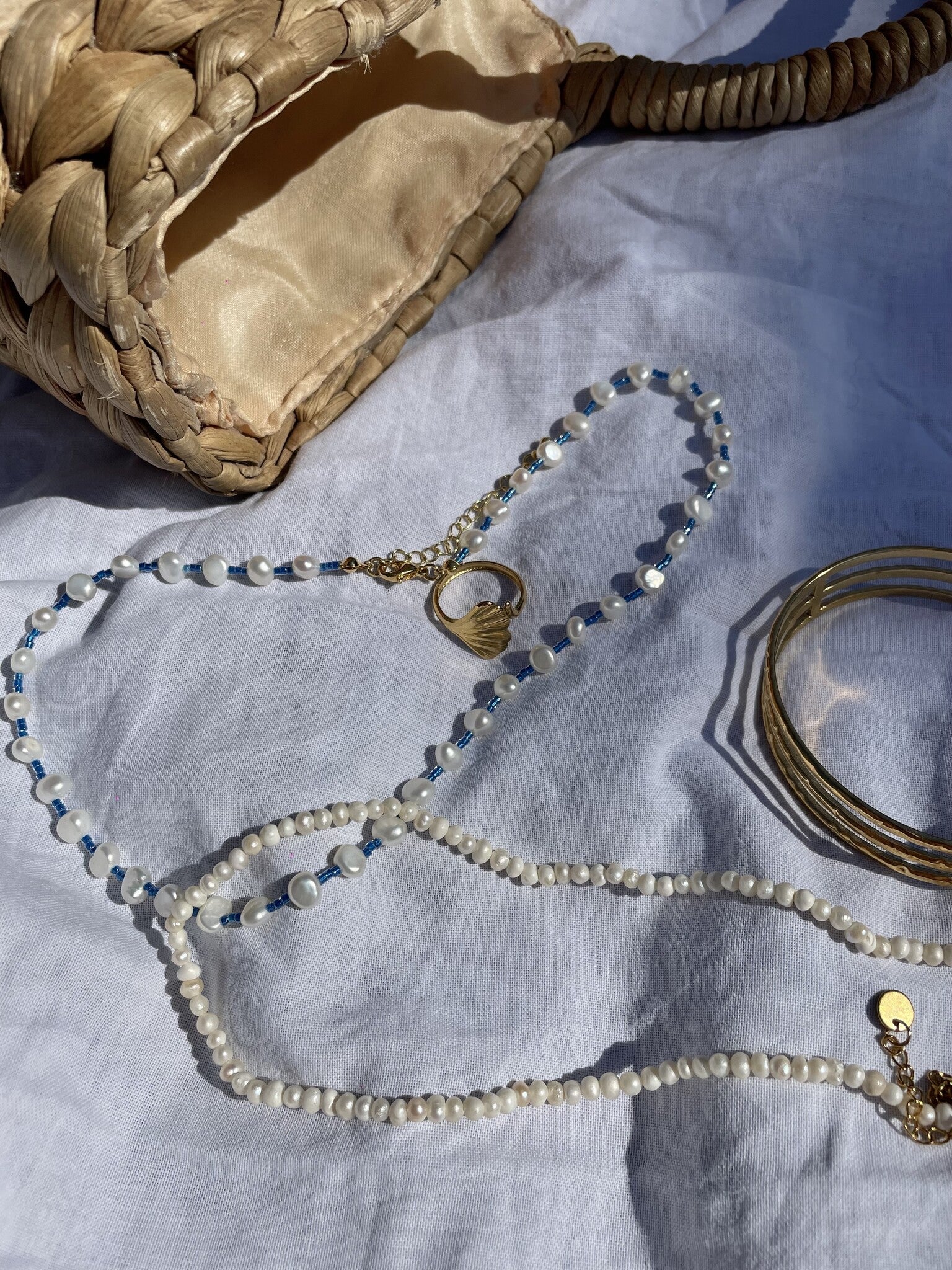 100% Real Fresh Water Pearl - Ketting - Stainless Steel - Image 5