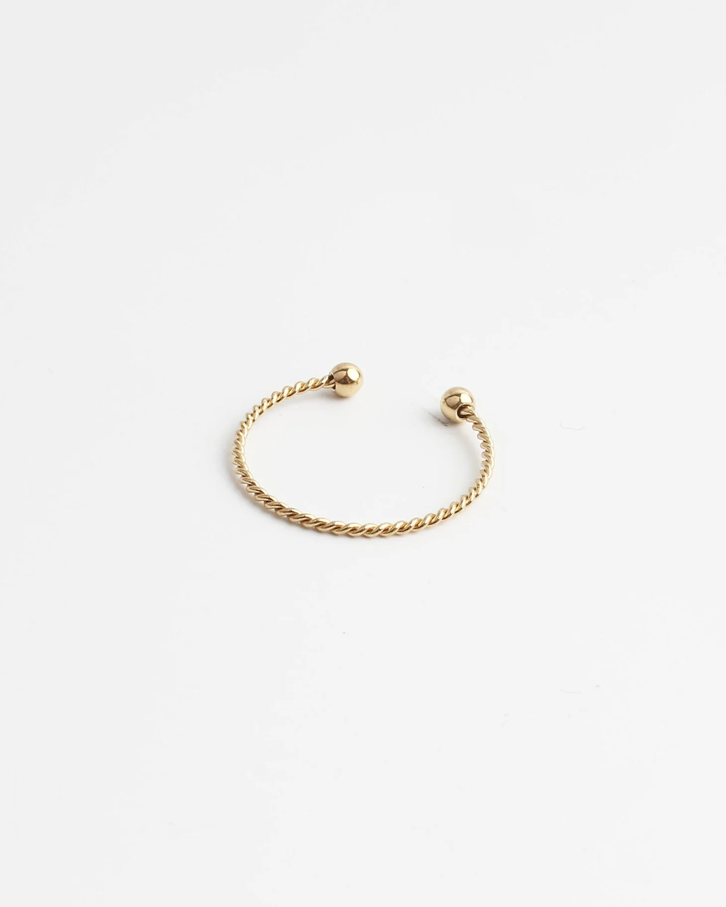 Basic Twist - Ring - Stainless Steel - Verstelbaar