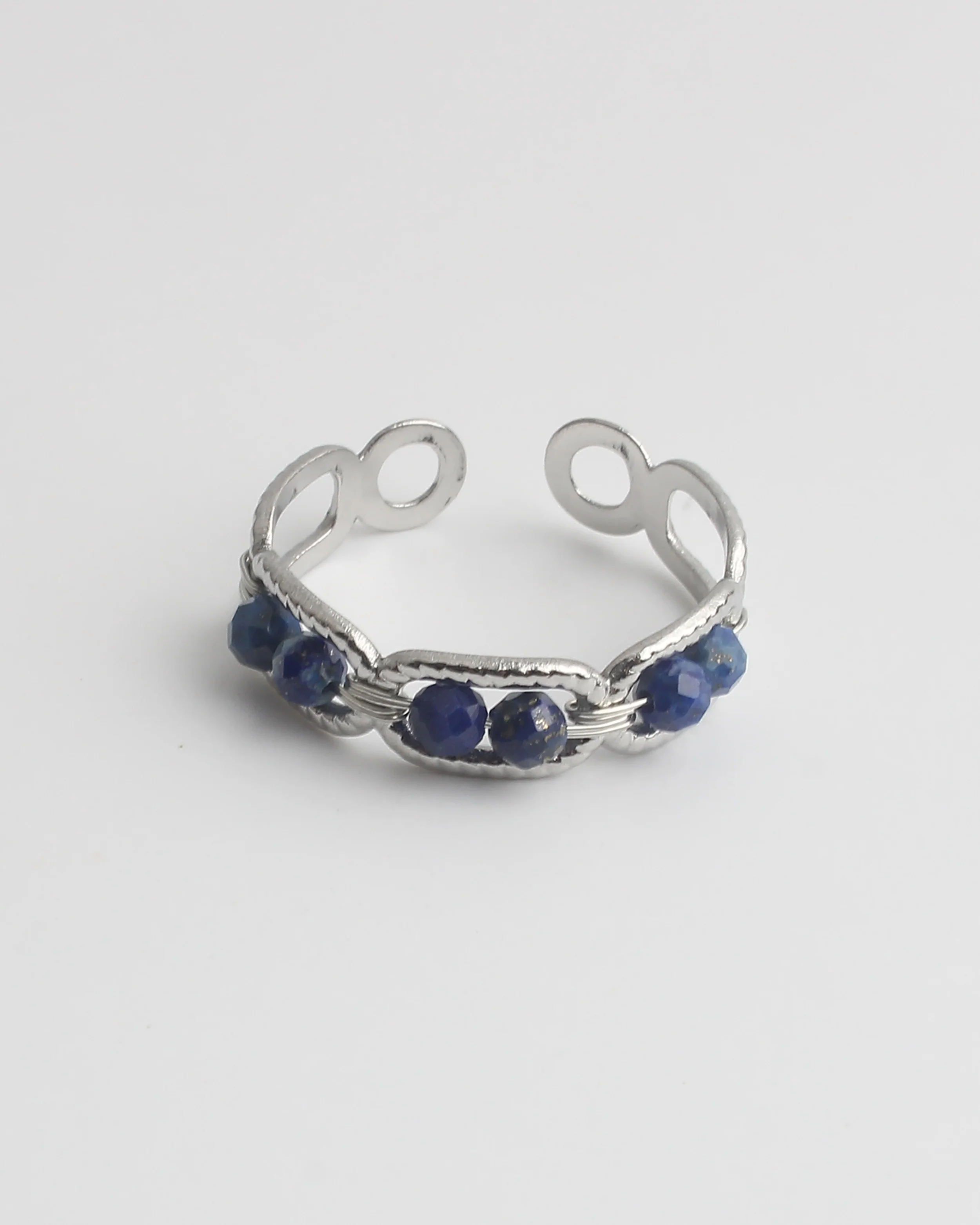 Bente - Ring - Natuursteen - Stainless Steel - Image 6