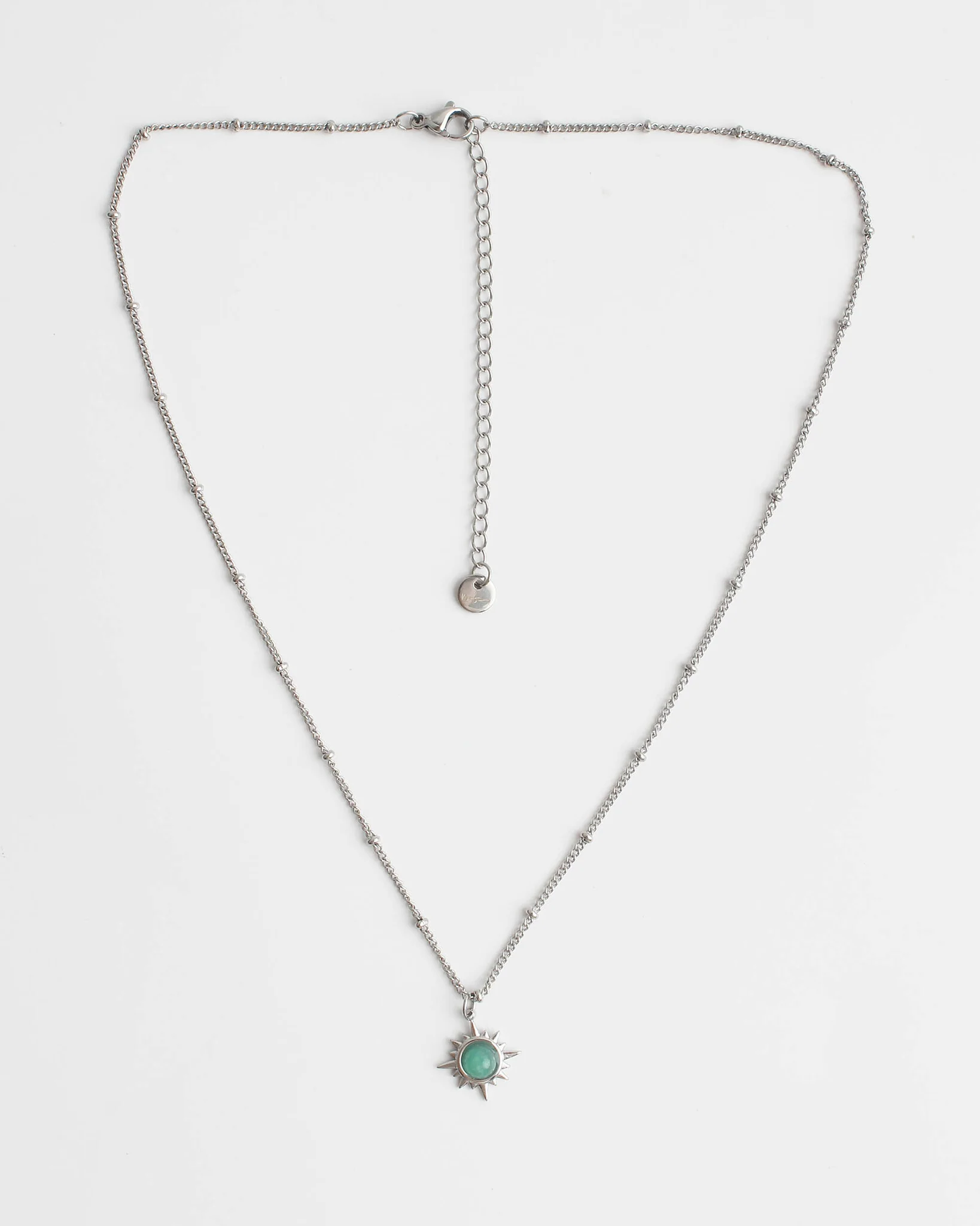 Chasing the sun - Ketting - Natuursteen - Stainless Steel - Image 5