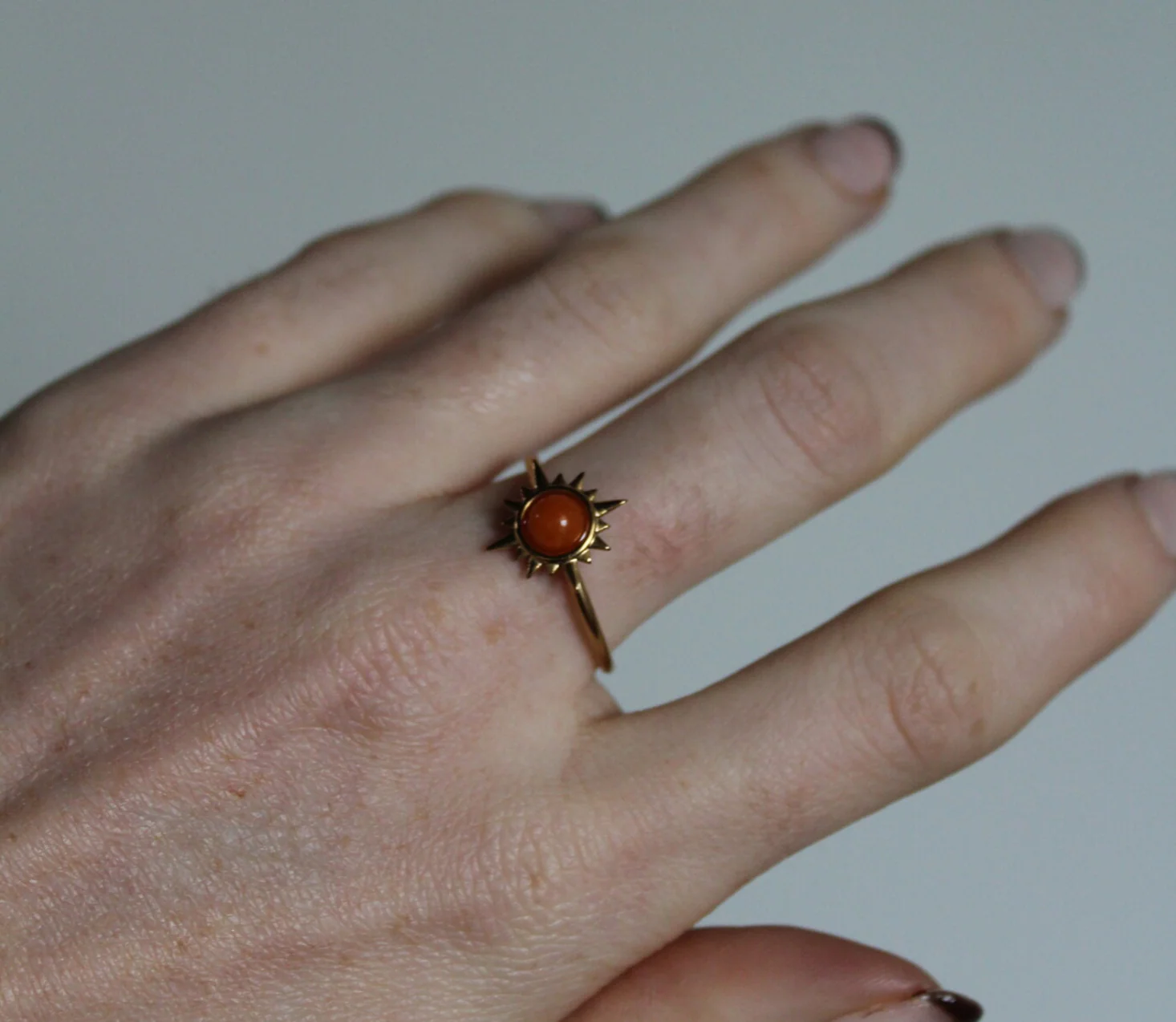 Chasing the sun - Ring - Verstelbaar - Stainless Steel - Image 4