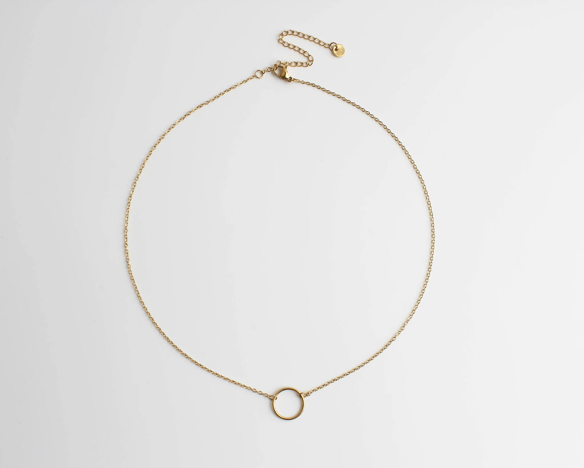 Circle - Ketting - Stainless Steel