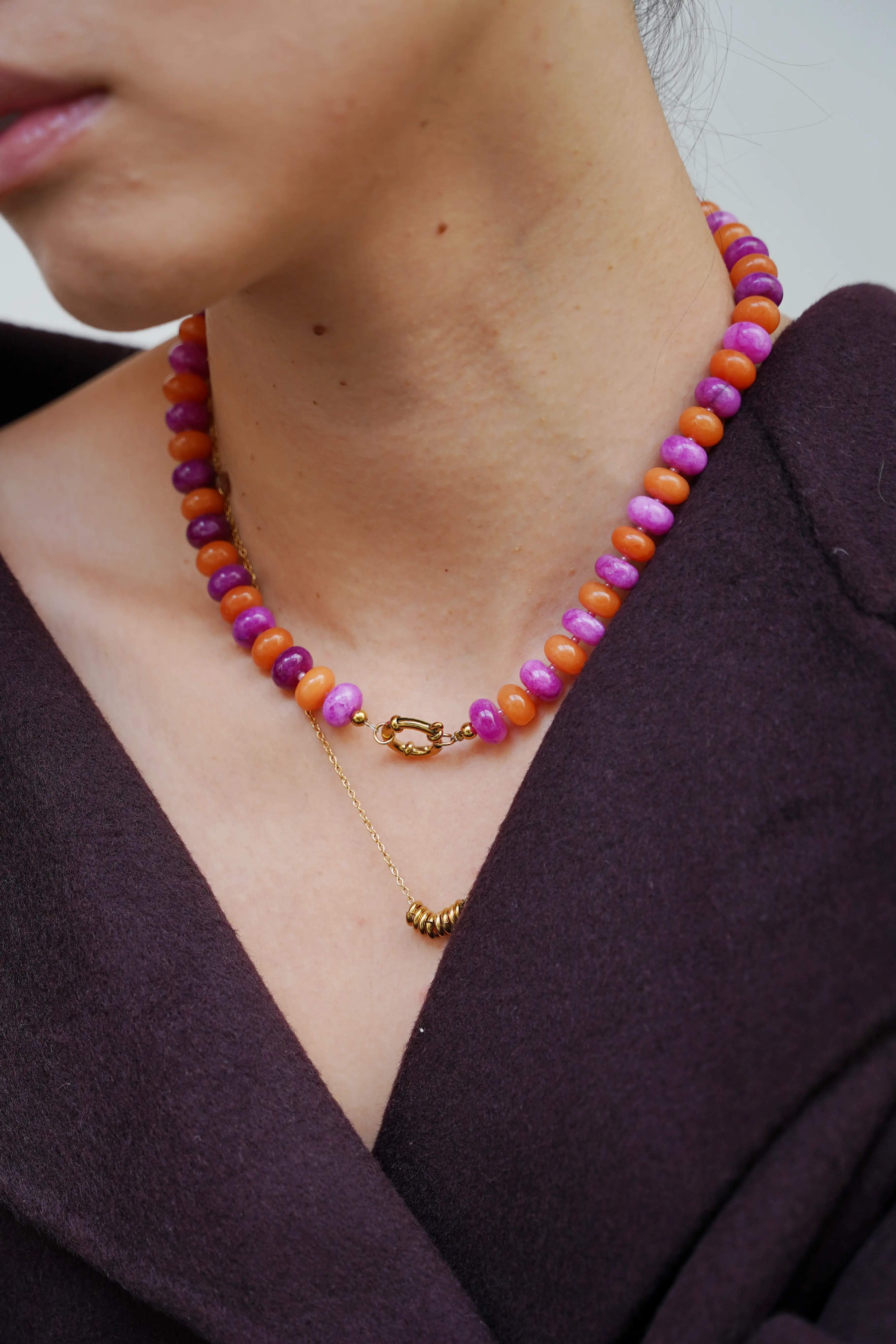 Clarisa - Ketting - Natuursteen - Stainless Steel - Image 19
