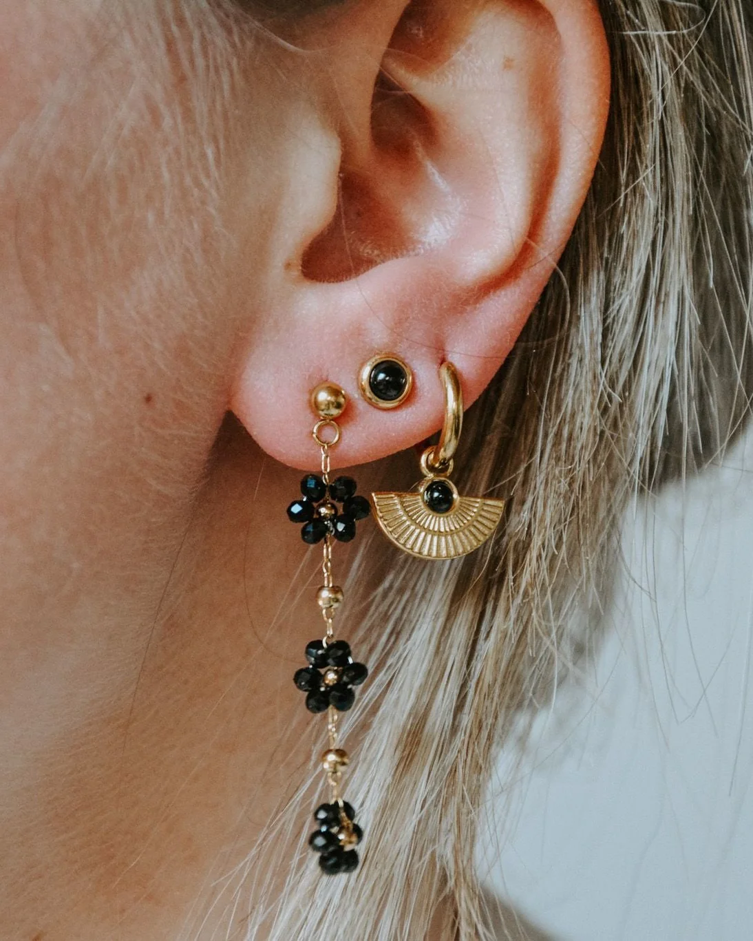 Colorful Dot - Studs - Oorbellen - Stainless Steel - Image 4