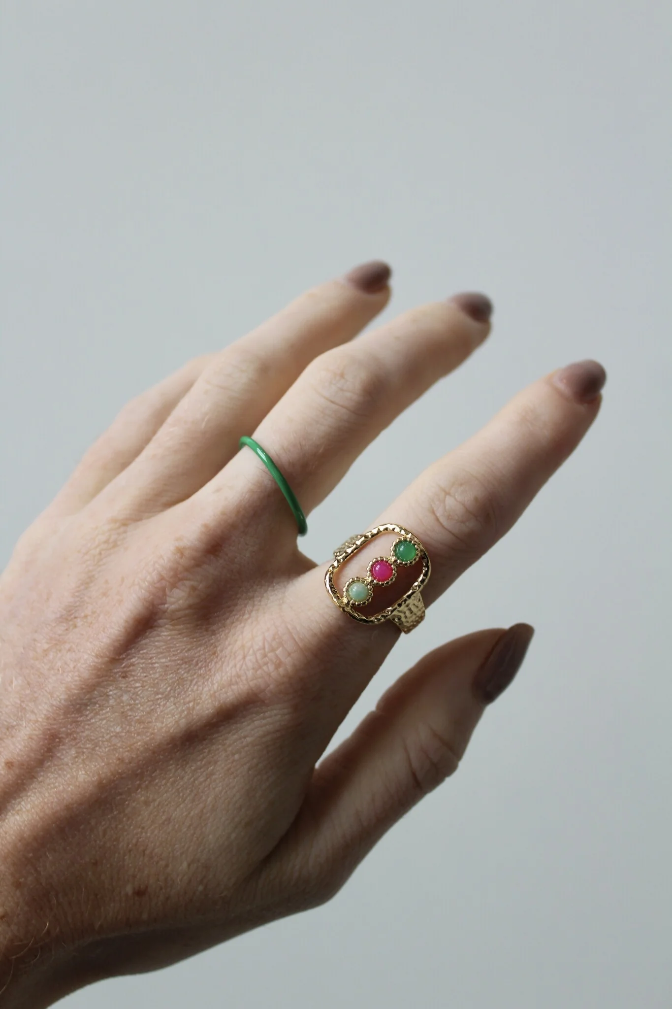 Coloris - Ring - Stainless Steel - Verstelbaar - Image 2