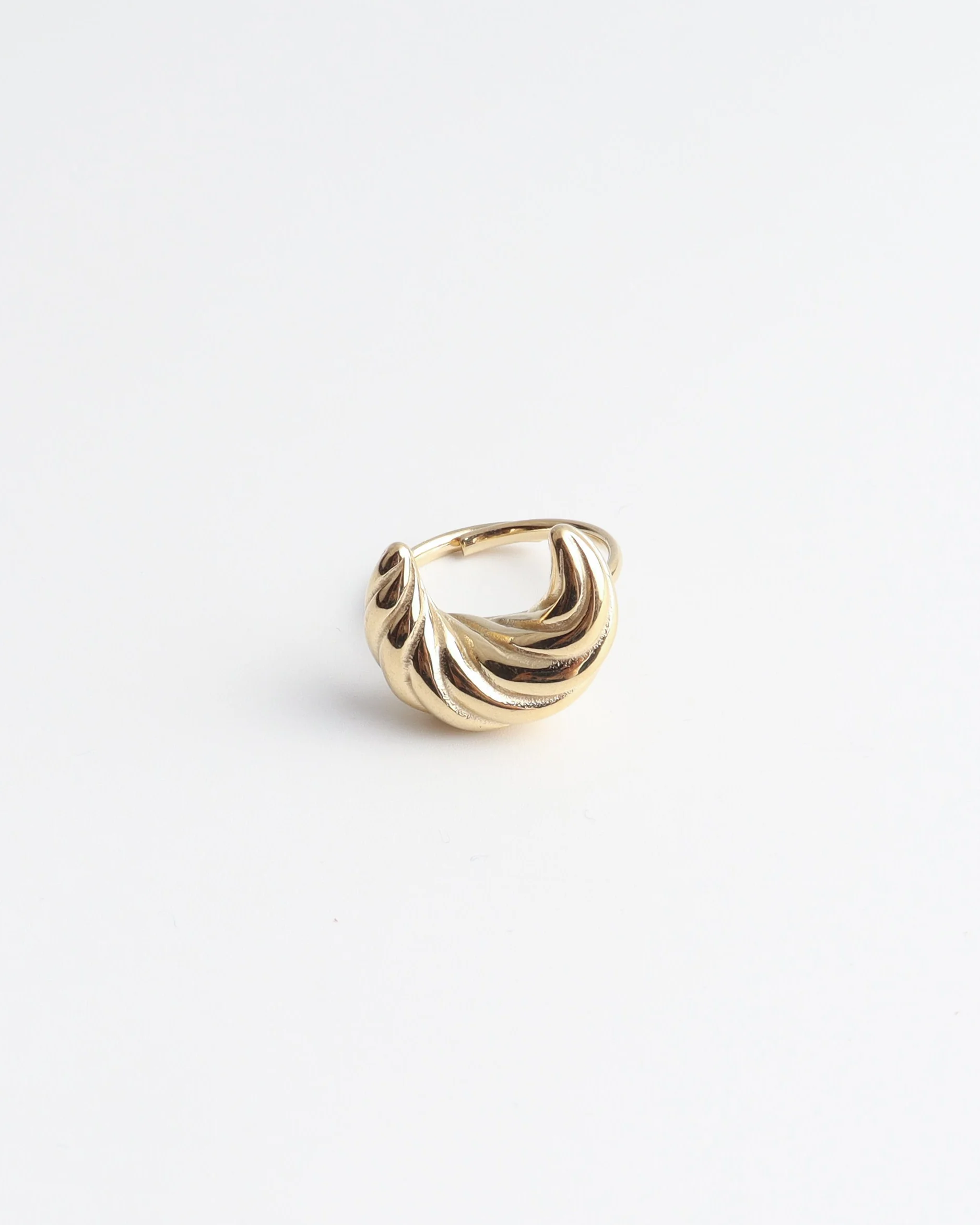 Croissant - Ring - Stainless Steel - Verstelbaar