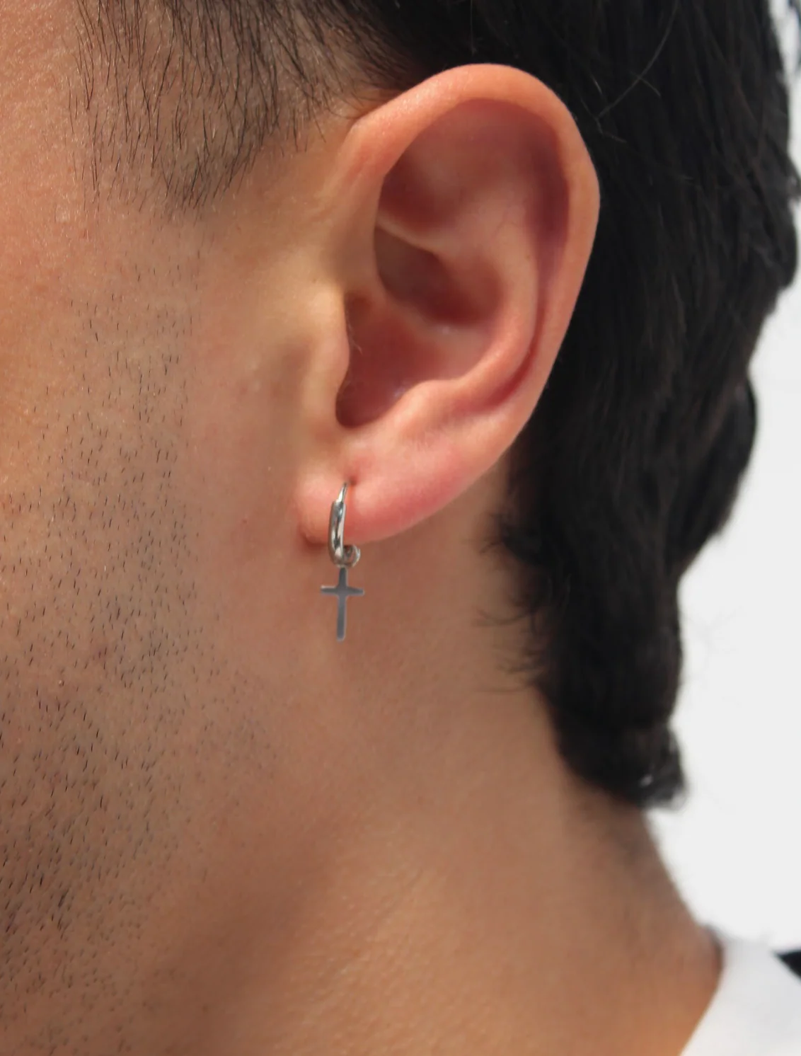 Cross - Oorbel - Stainless Steel - Image 4
