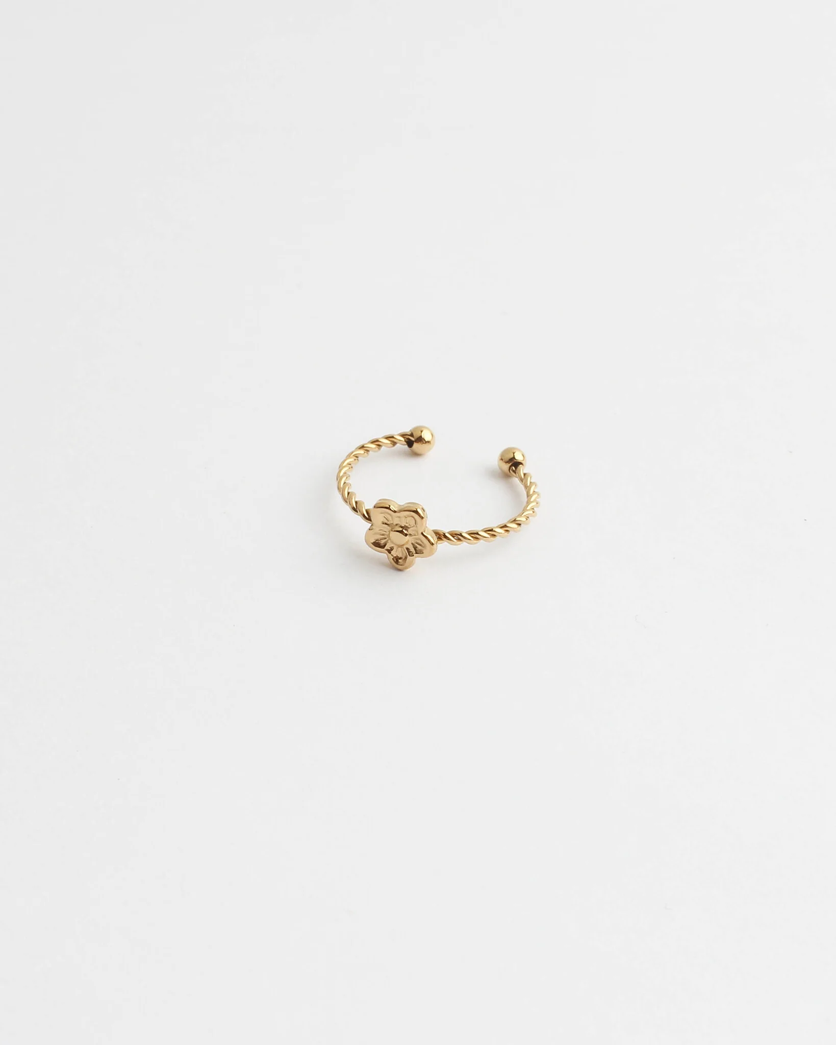 Daisy Twist - Ring - Stainless Steel - Verstelbaar