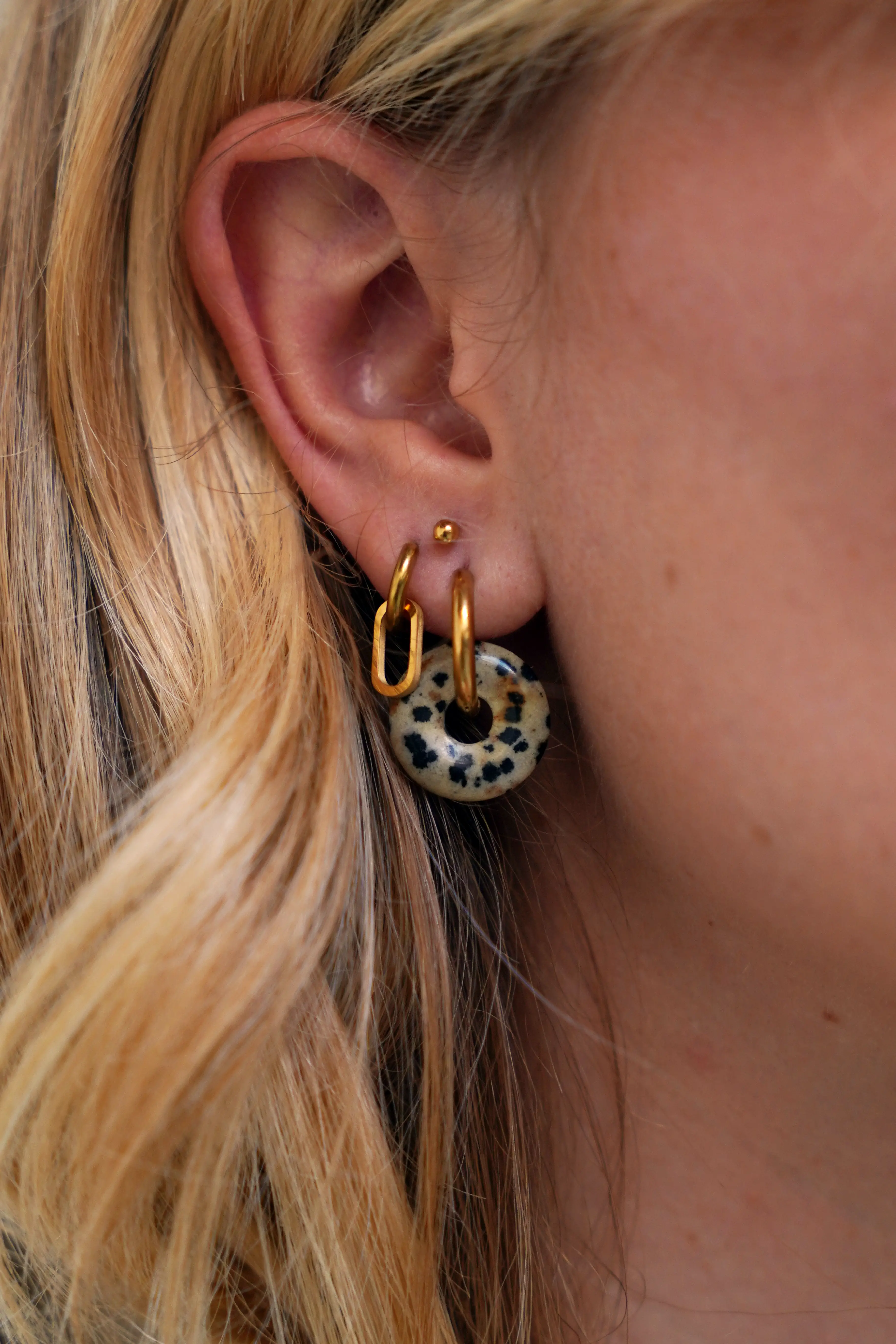 Dot - Studs - Oorbellen - Stainless Steel - Image 2