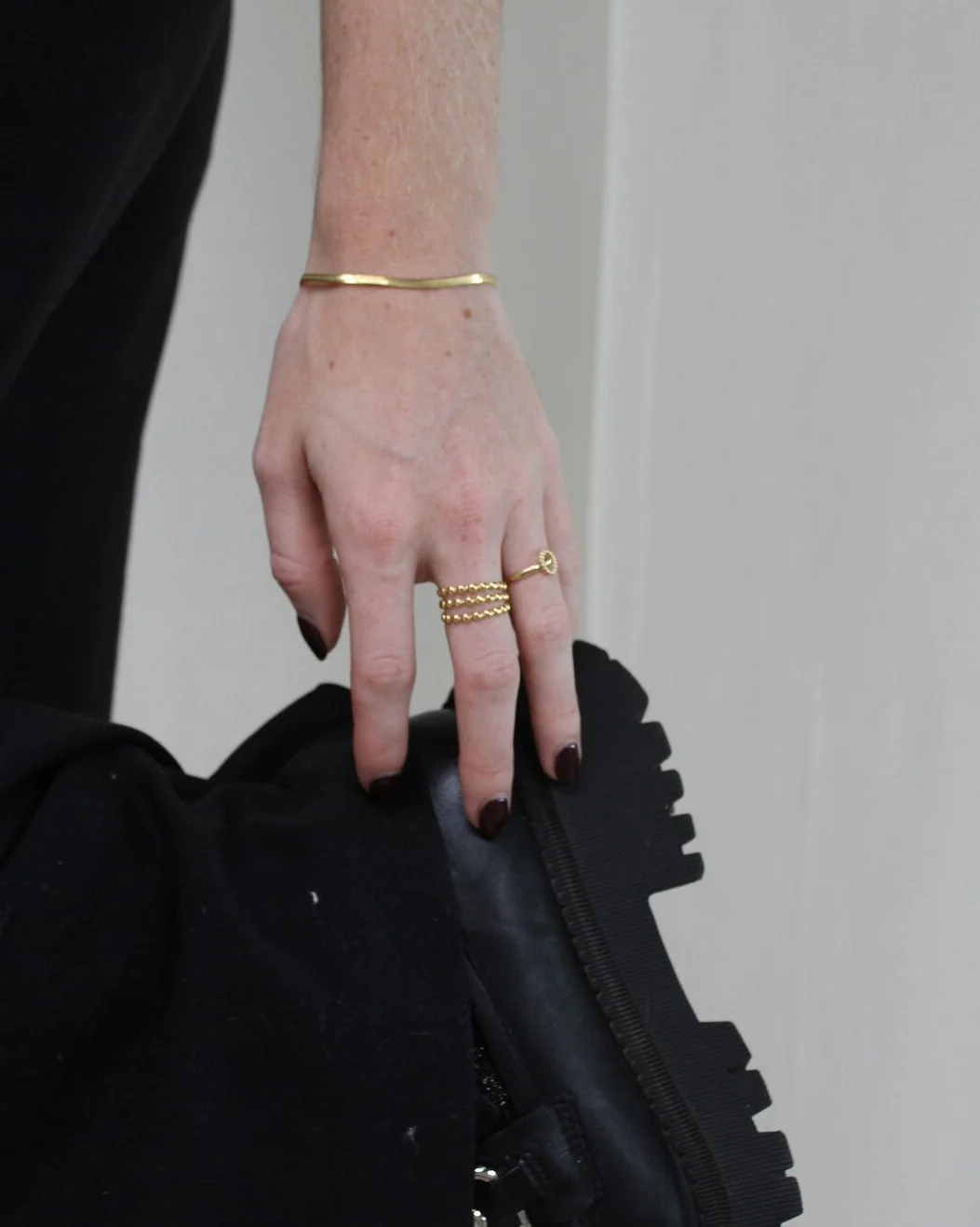 Dotted - Ring - 3 laags - Stainless Steel - Verstelbaar - Image 2