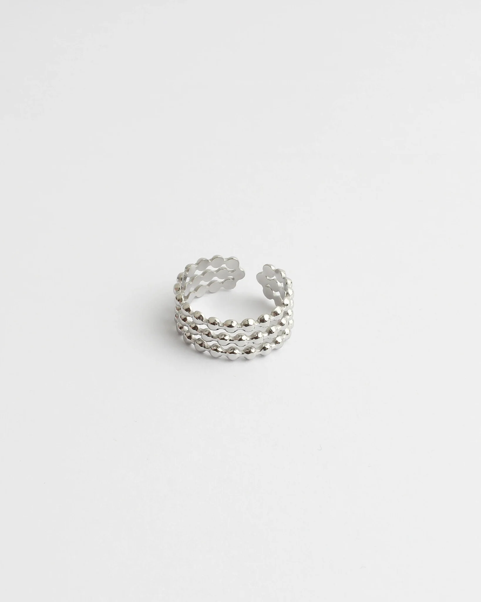 Dotted - Ring - 3 laags - Stainless Steel - Verstelbaar - Image 5