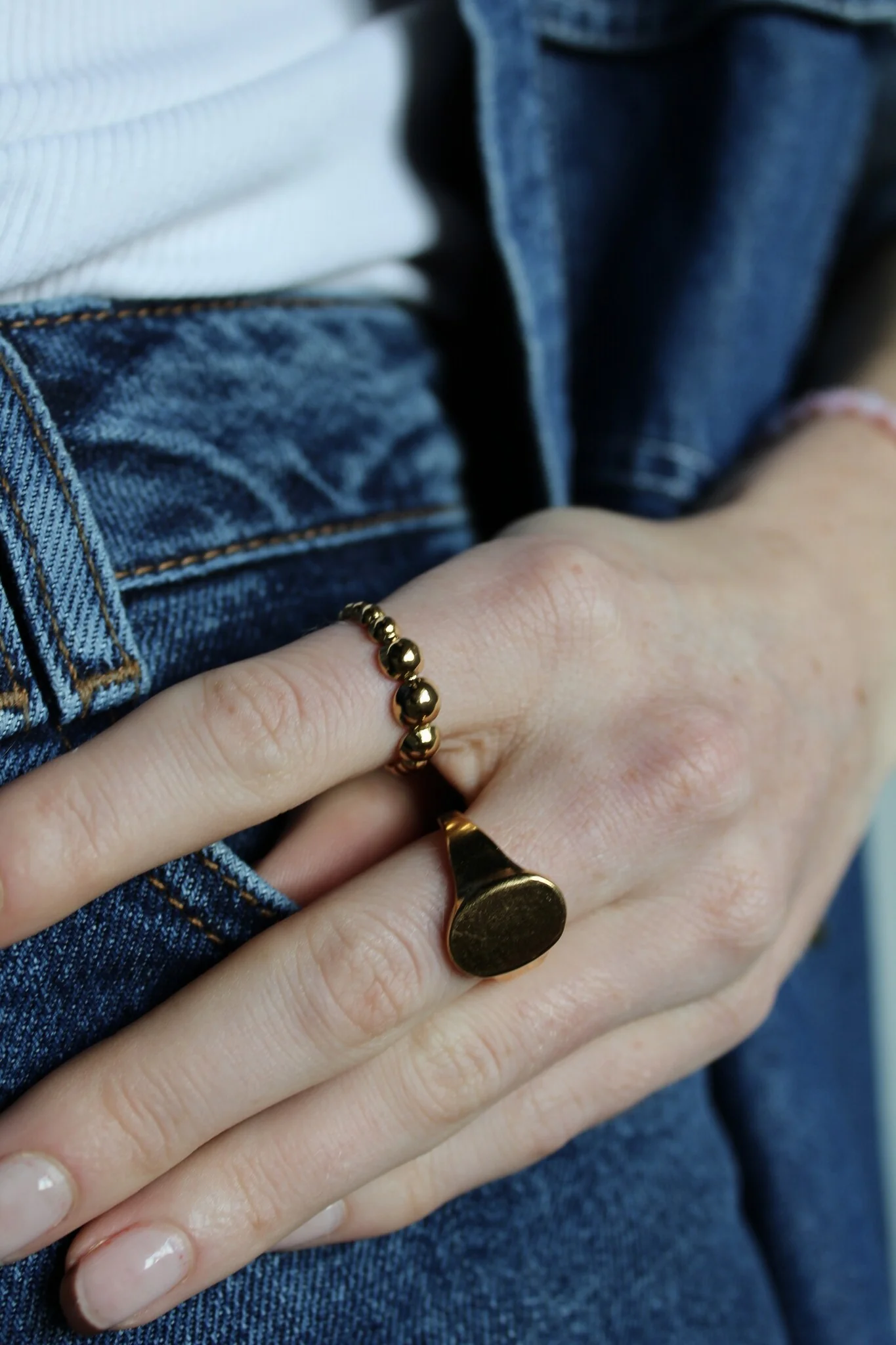 Dottie - Ring - Stainless Steel - Verstelbaar - Image 3
