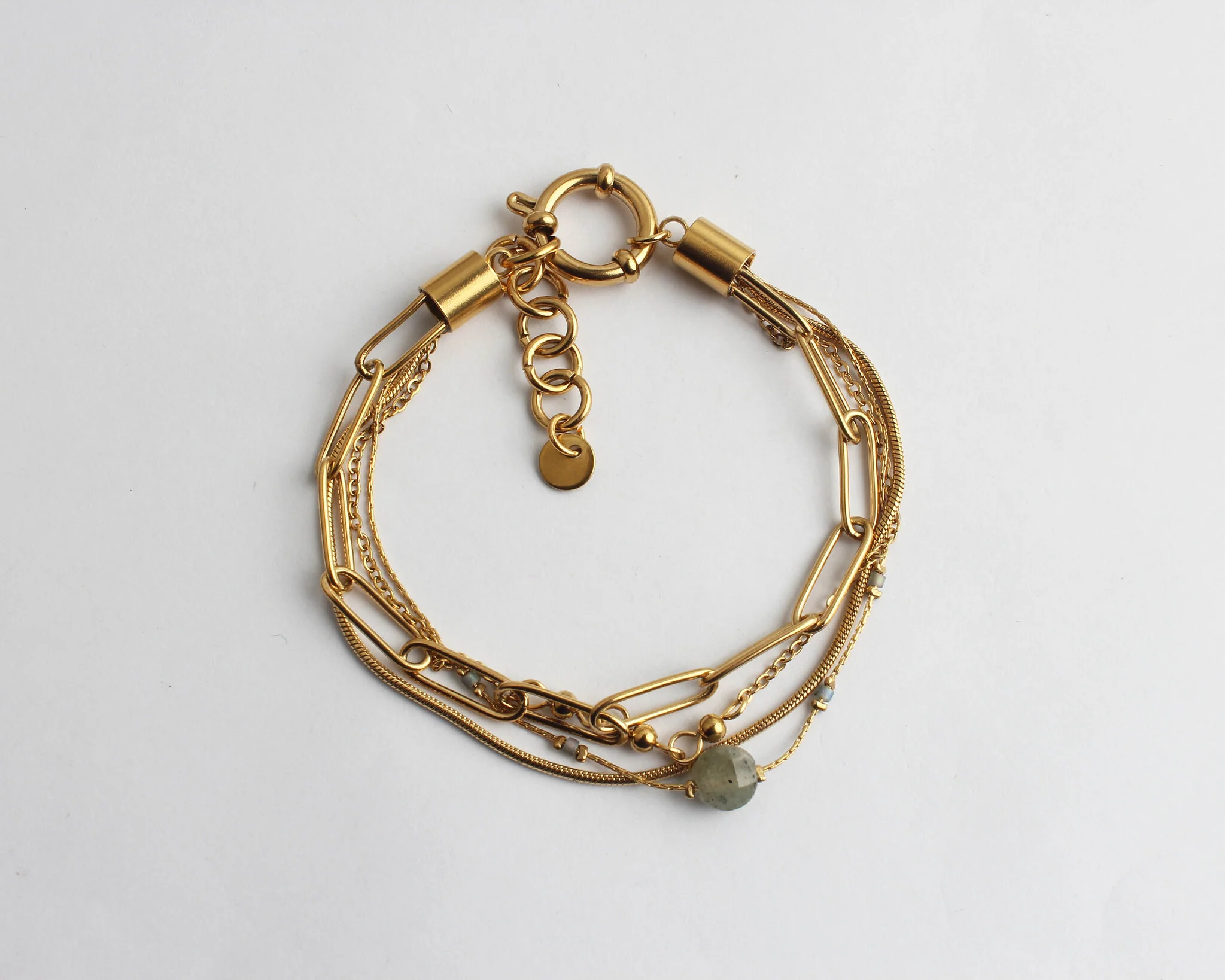 Eloise - Armband - Natuursteen - 4 laags - Stainless Steel - Image 11