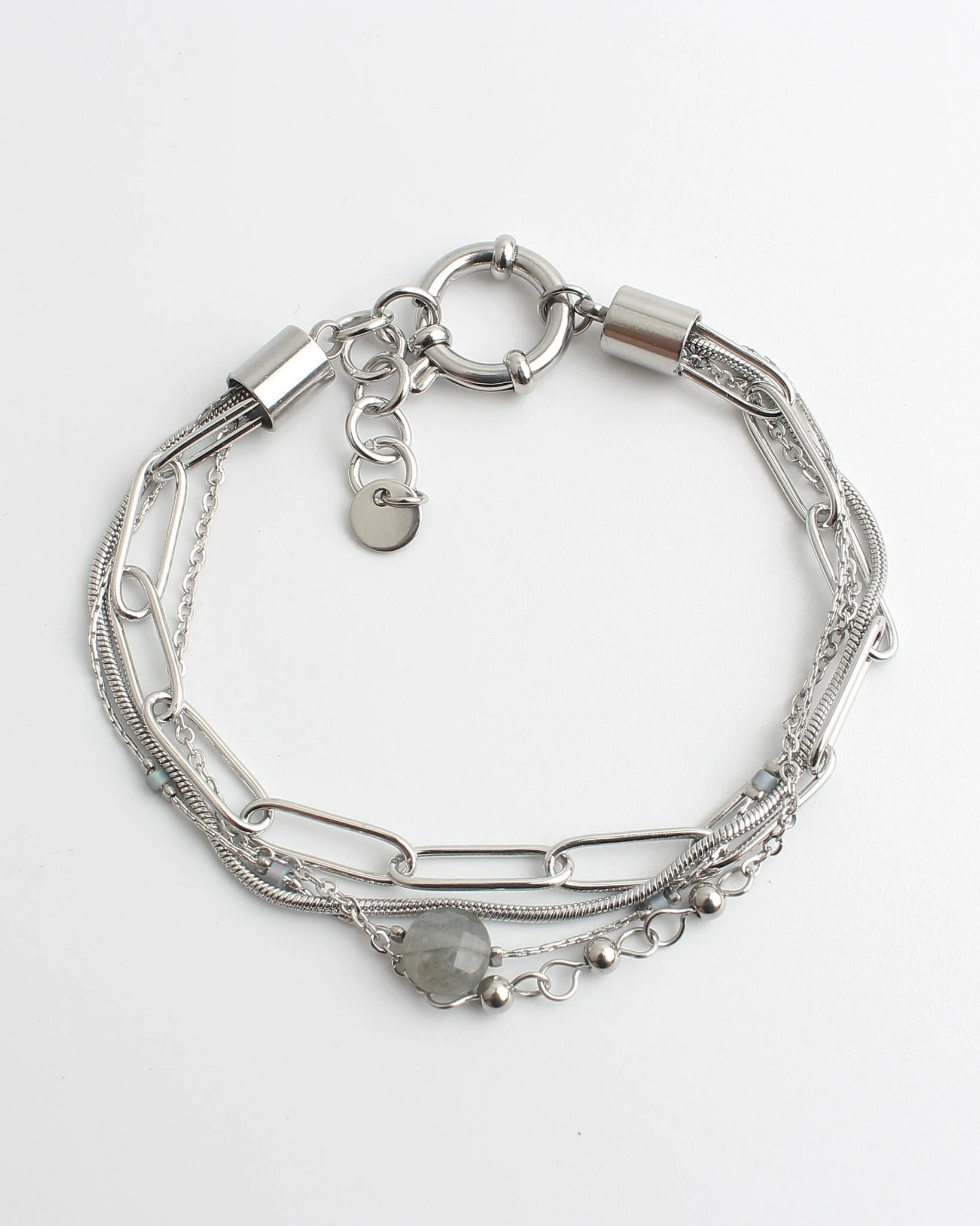 Eloise - Armband - Natuursteen - 4 laags - Stainless Steel - Image 13