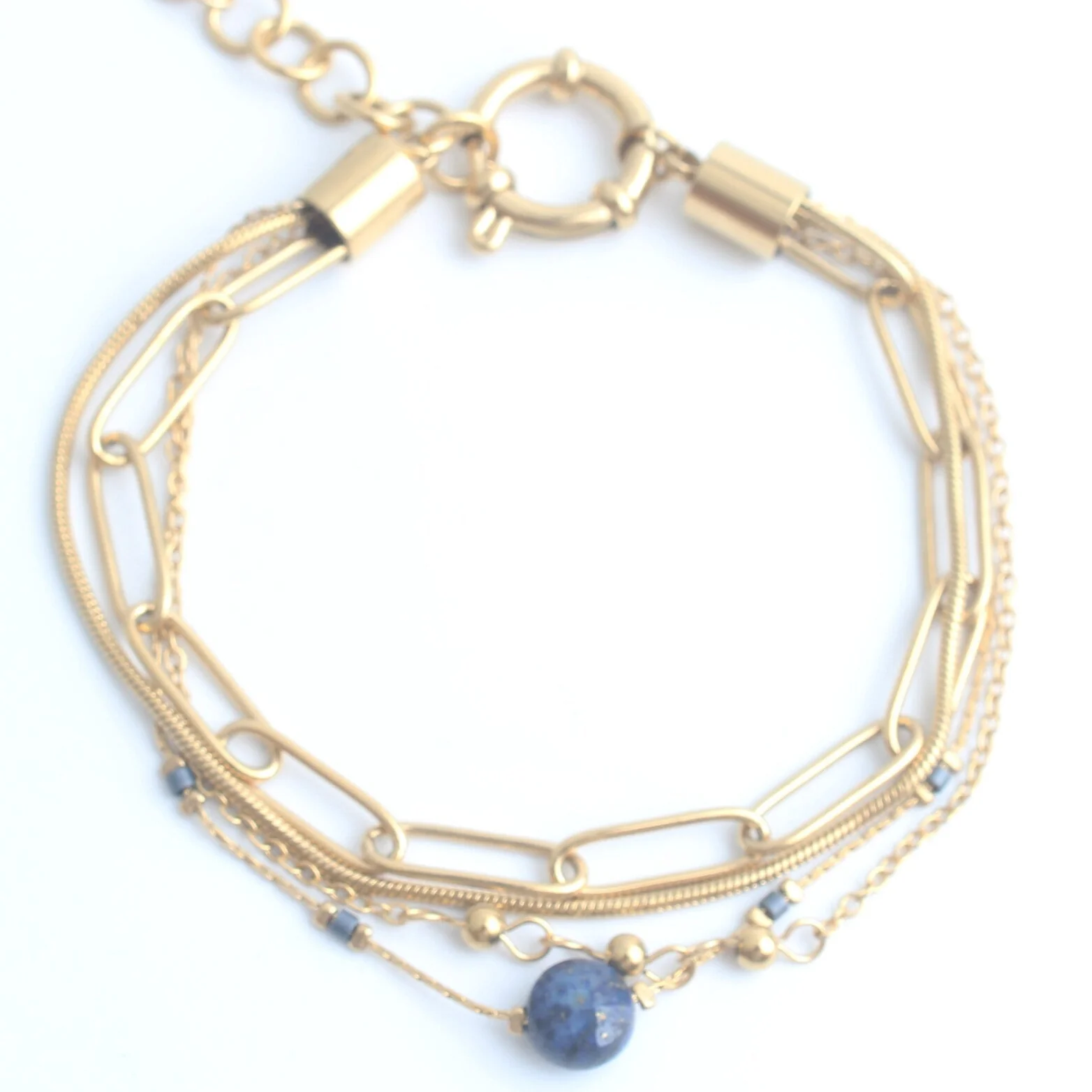 Eloise - Armband - Natuursteen - 4 laags - Stainless Steel - Image 14