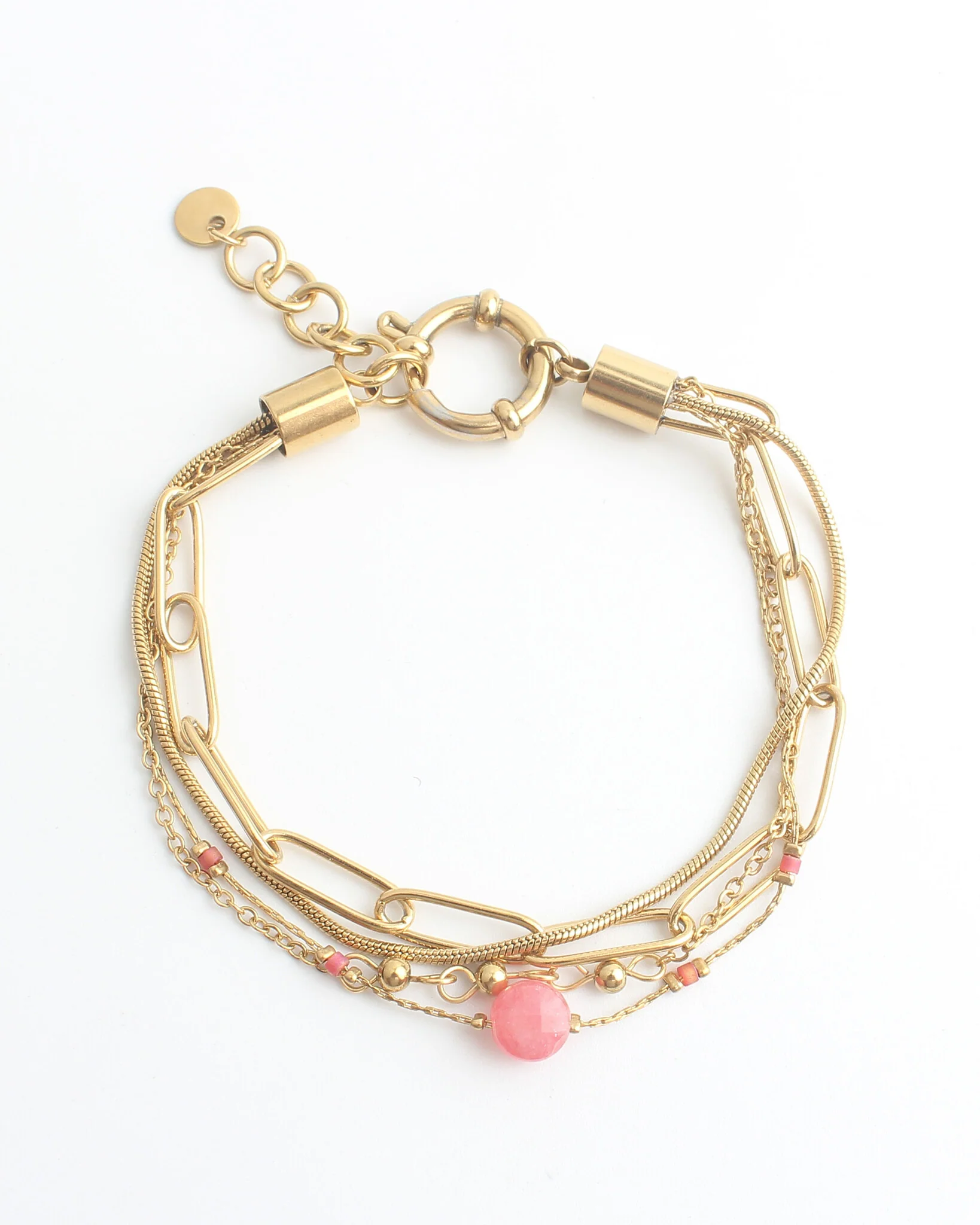 Eloise - Armband - Natuursteen - 4 laags - Stainless Steel - Image 19