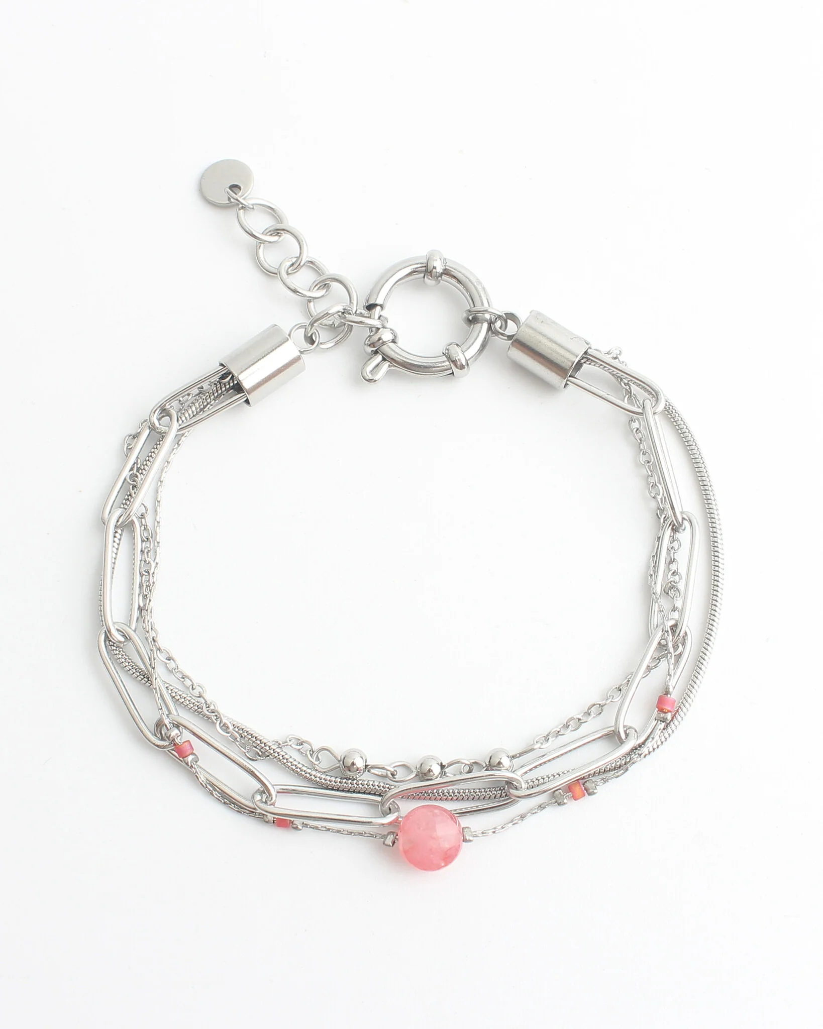 Eloise - Armband - Natuursteen - 4 laags - Stainless Steel - Image 20
