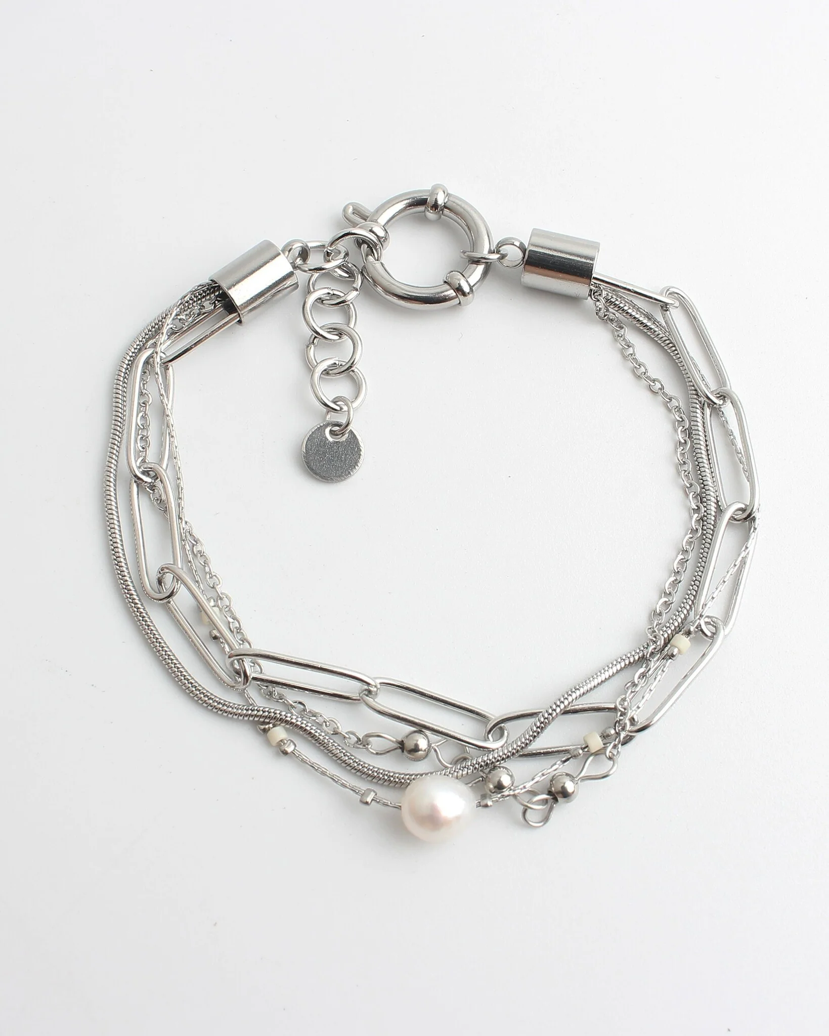 Eloise - Armband - Natuursteen - 4 laags - Stainless Steel - Image 4