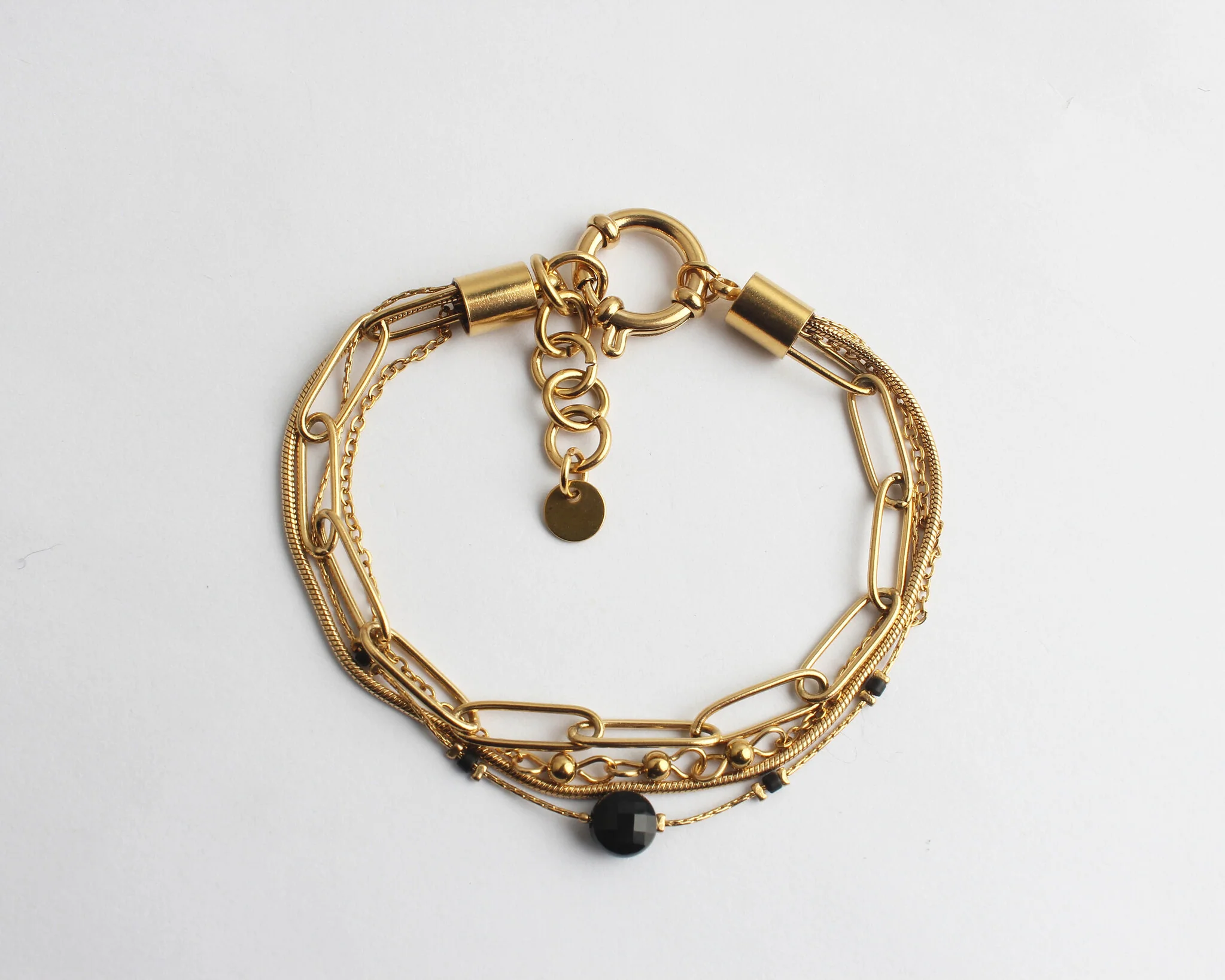 Eloise - Armband - Natuursteen - 4 laags - Stainless Steel - Image 5