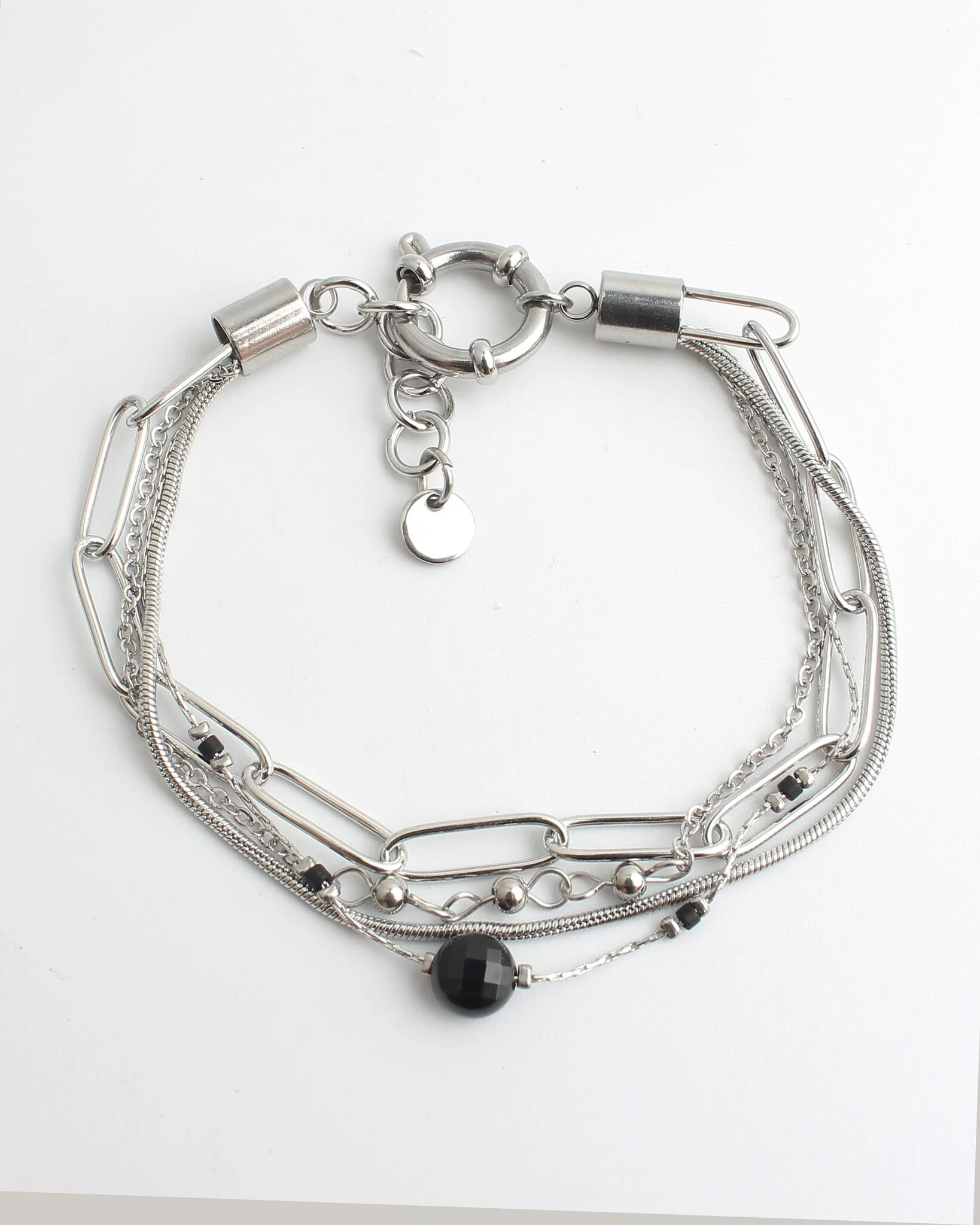 Eloise - Armband - Natuursteen - 4 laags - Stainless Steel - Image 7