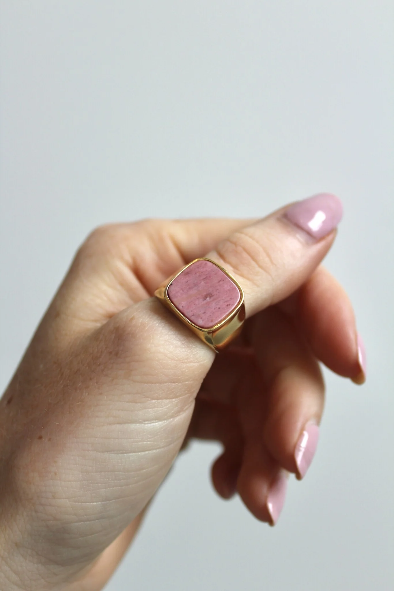 Estefania - Ring - Natuursteen - Stainless Steel - Image 5