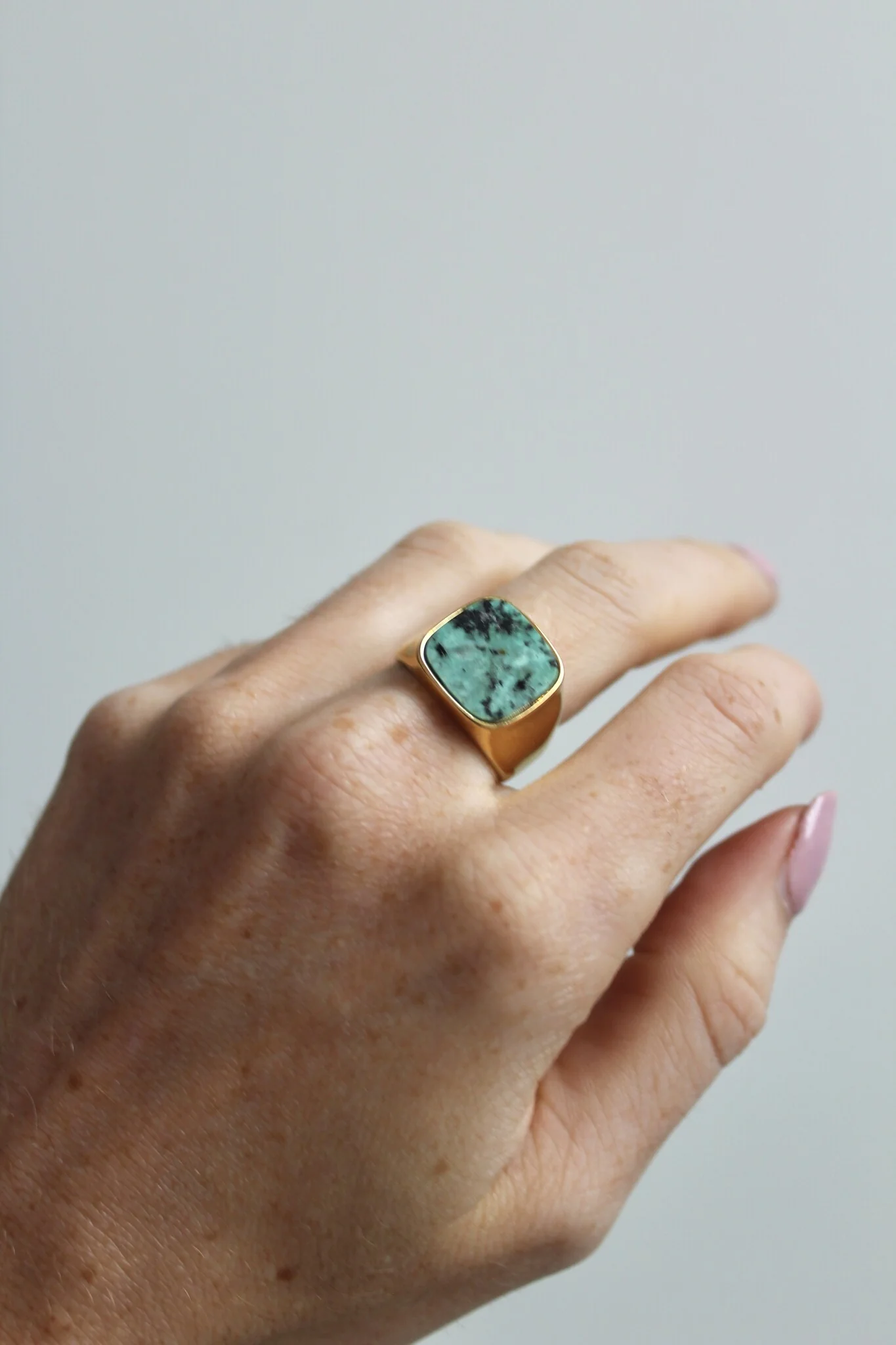 Estefania - Ring - Natuursteen - Stainless Steel - Image 7