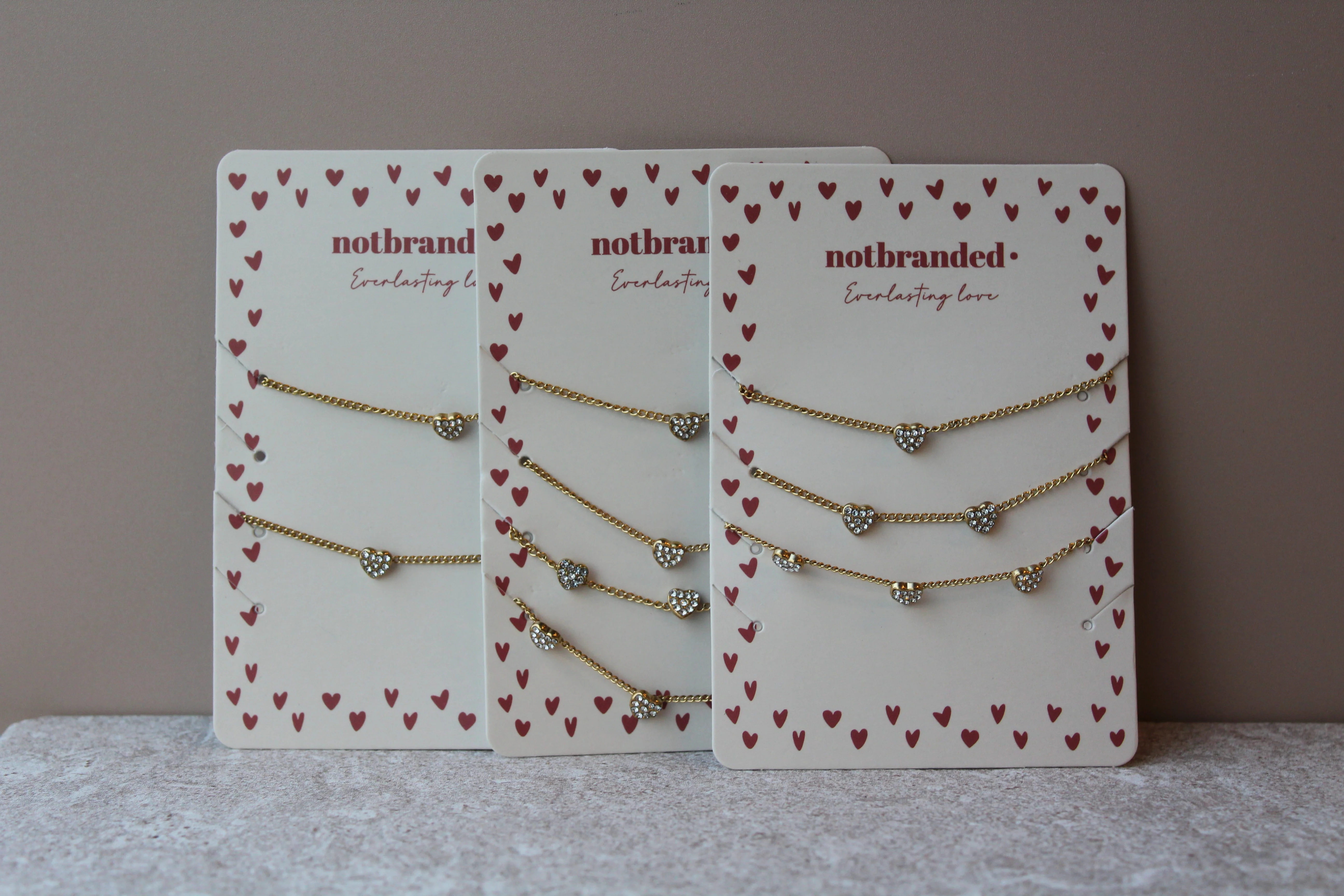 Everlasting love - Armbanden set (2,3 of 4) - Stainless Steel