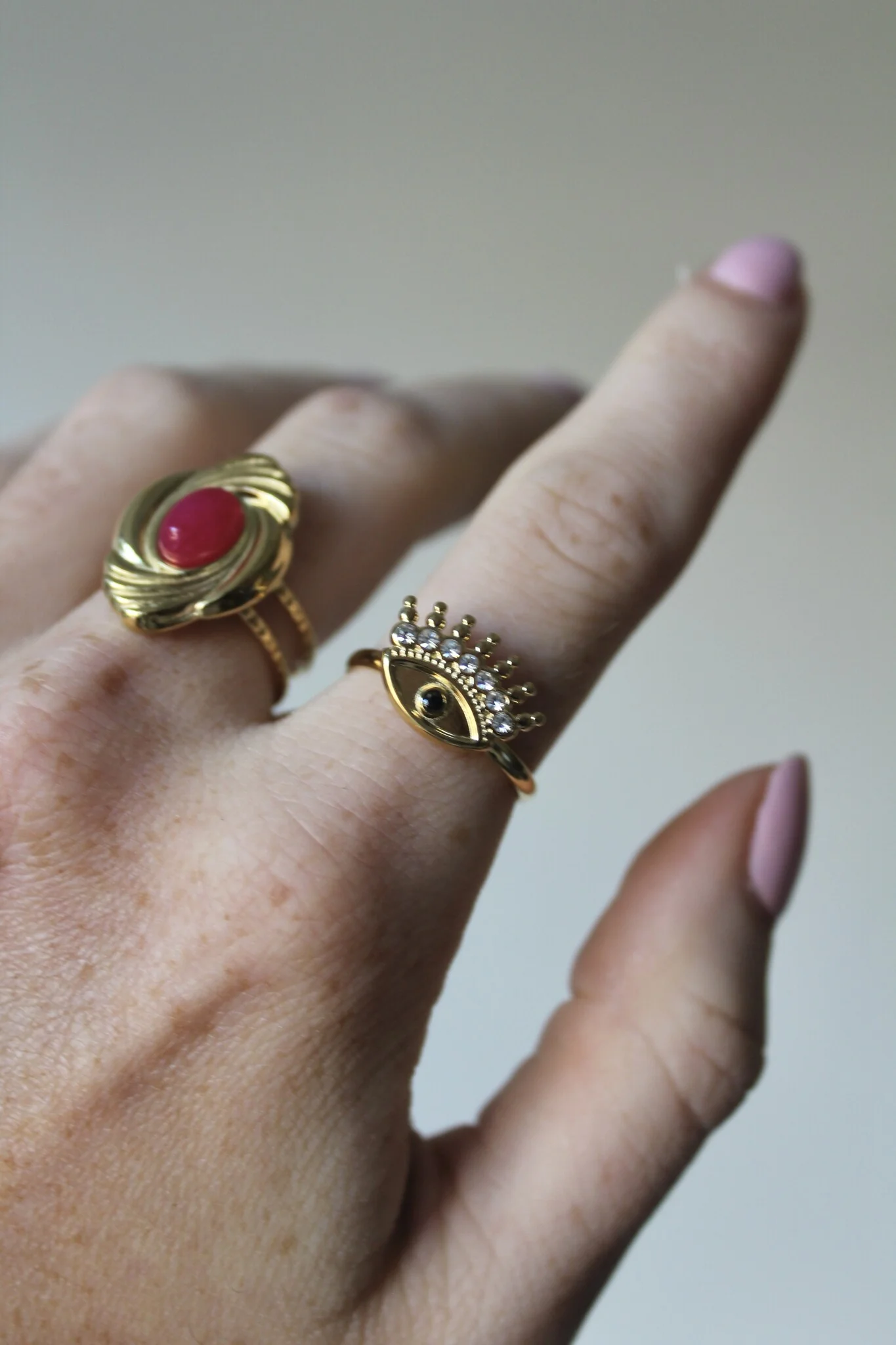 Eye - Ring - Stainless Steel - Verstelbaar - Image 2