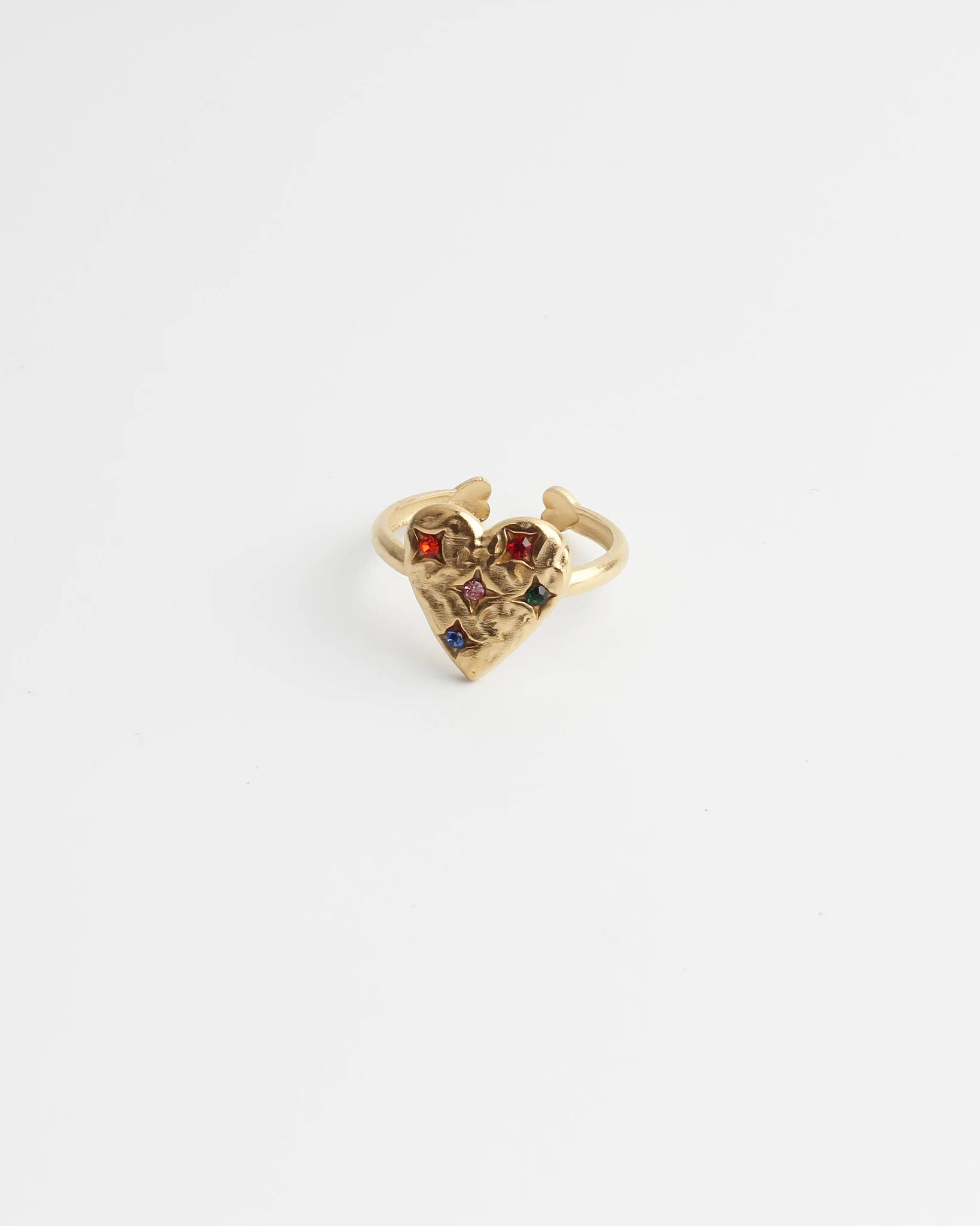 Heart - Ring - Stainless Steel - Verstelbaar