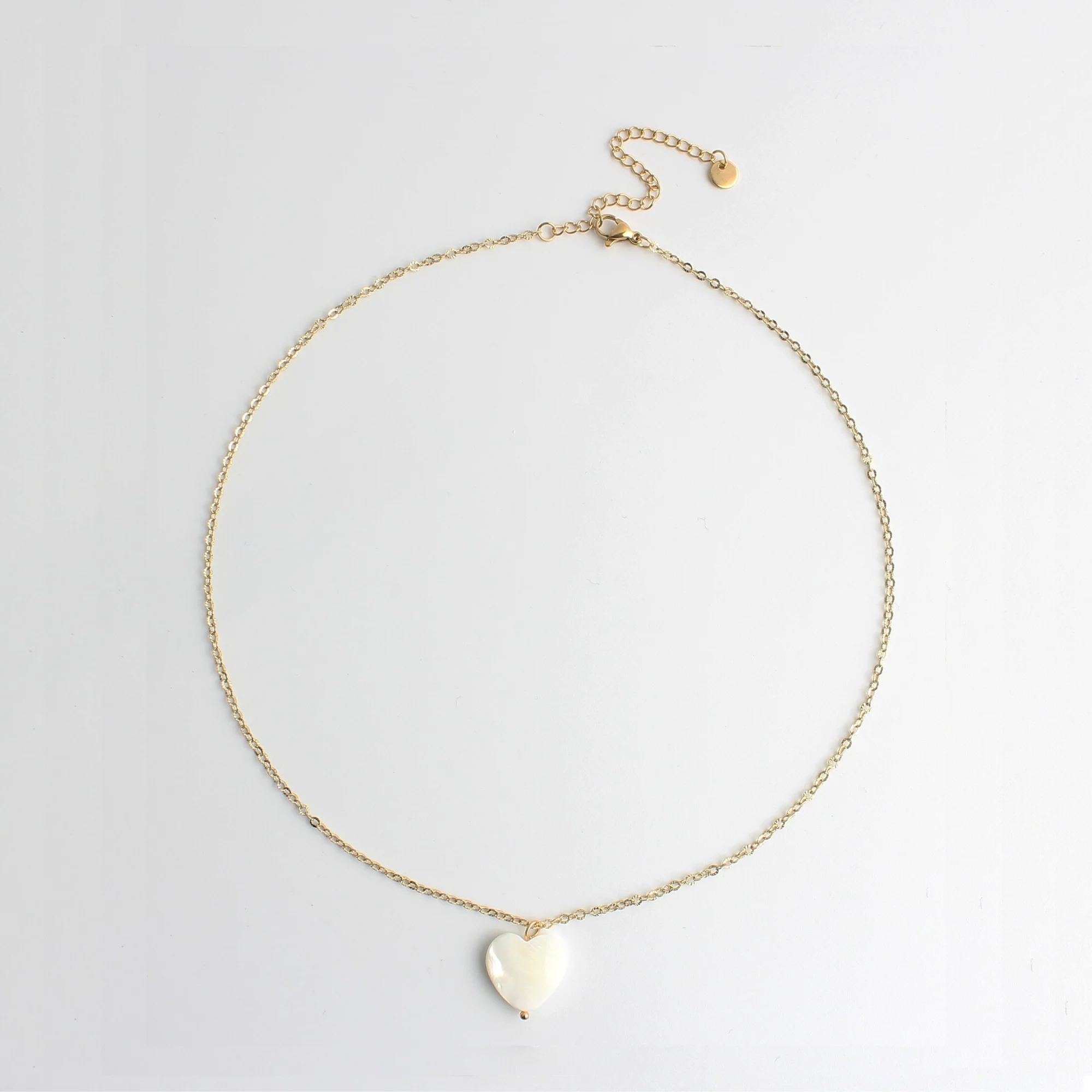 Heart Shaped Shell - Ketting - Stainless Steel