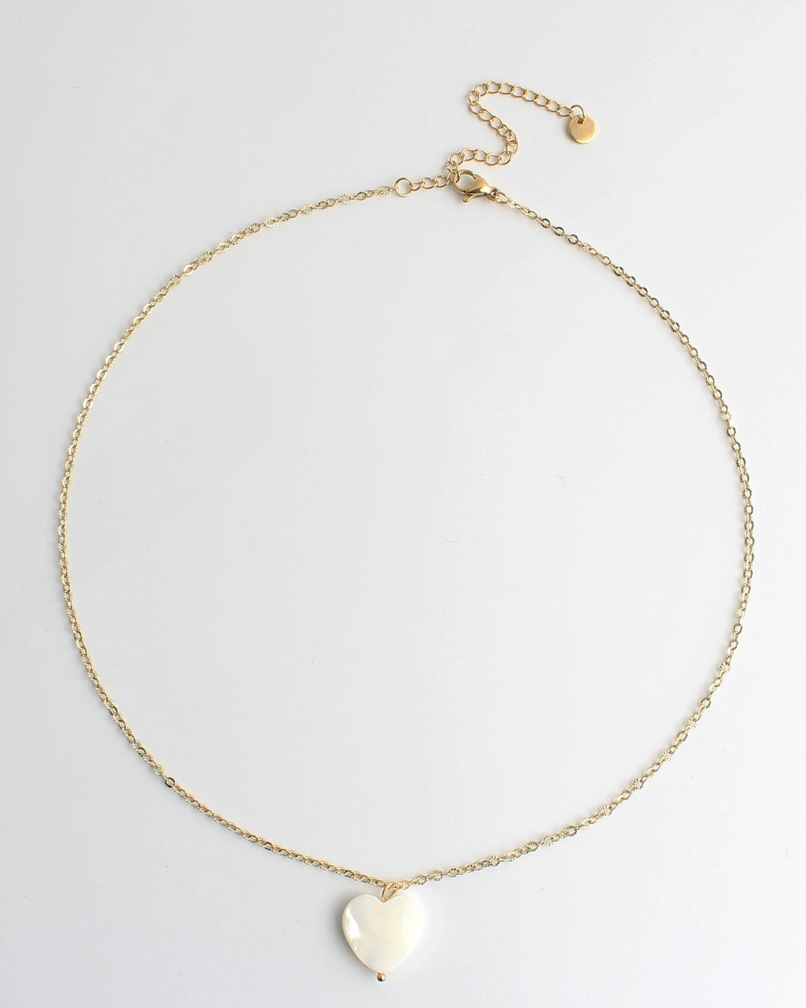 Heart Shaped Shell - Ketting - Stainless Steel - Image 3