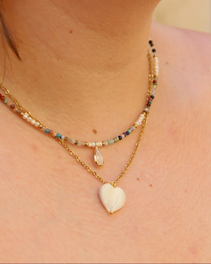 Heart Shaped Shell - Ketting - Stainless Steel - Image 4