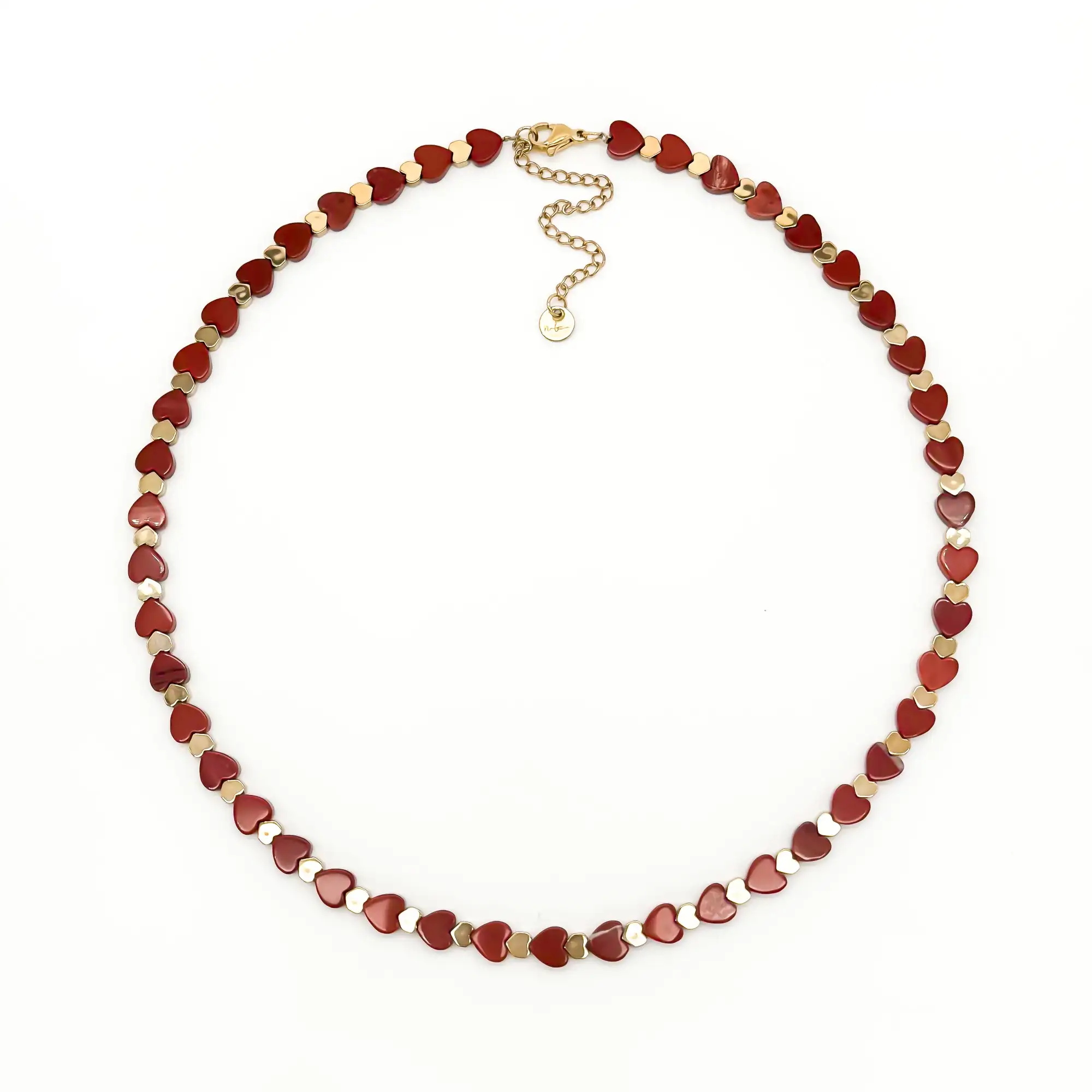 Heart To Heart - Ketting - Natuursteen - Stainless Steel - Image 23