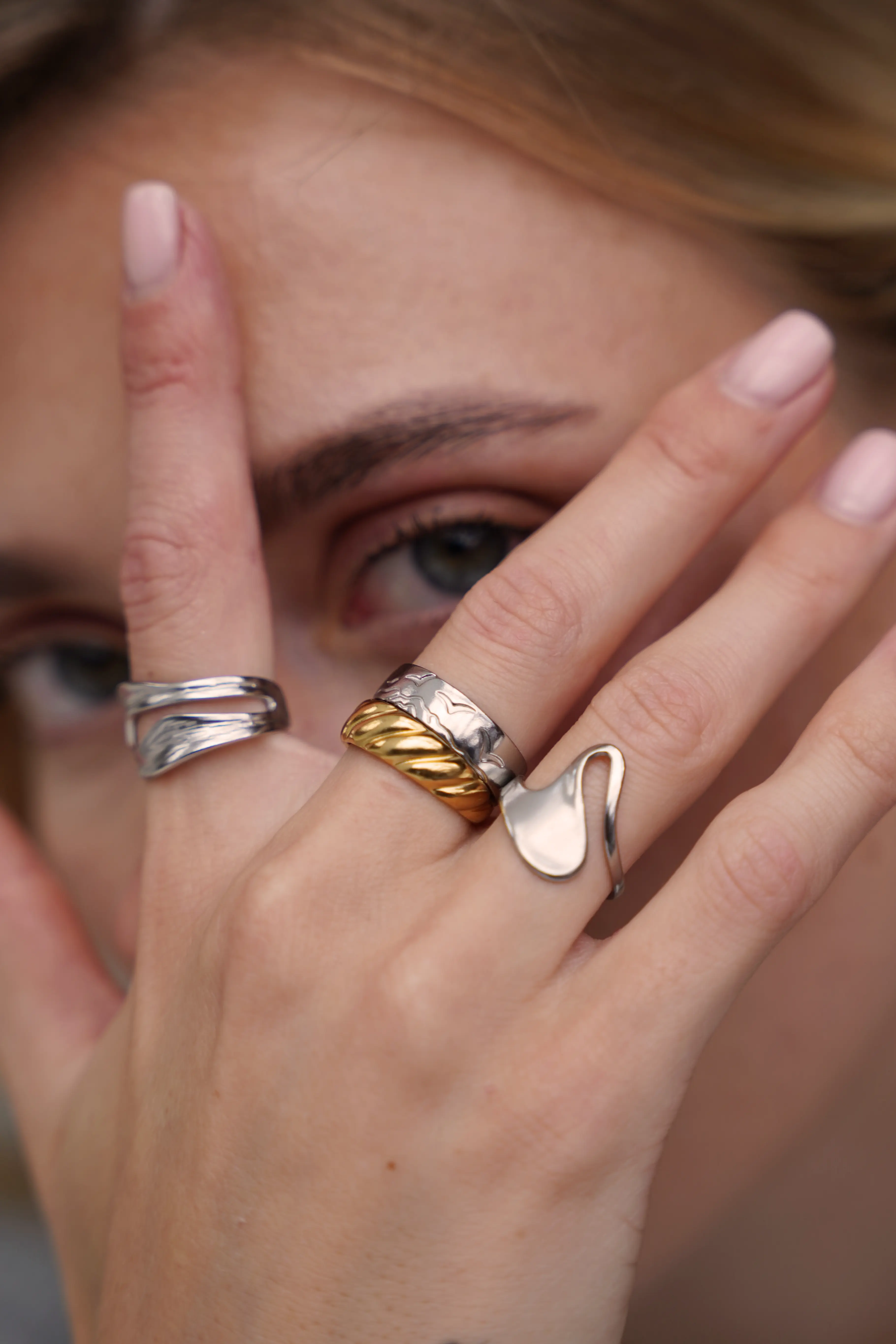 Hirundo - Ring - Stainless Steel - Verstelbaar - Image 3
