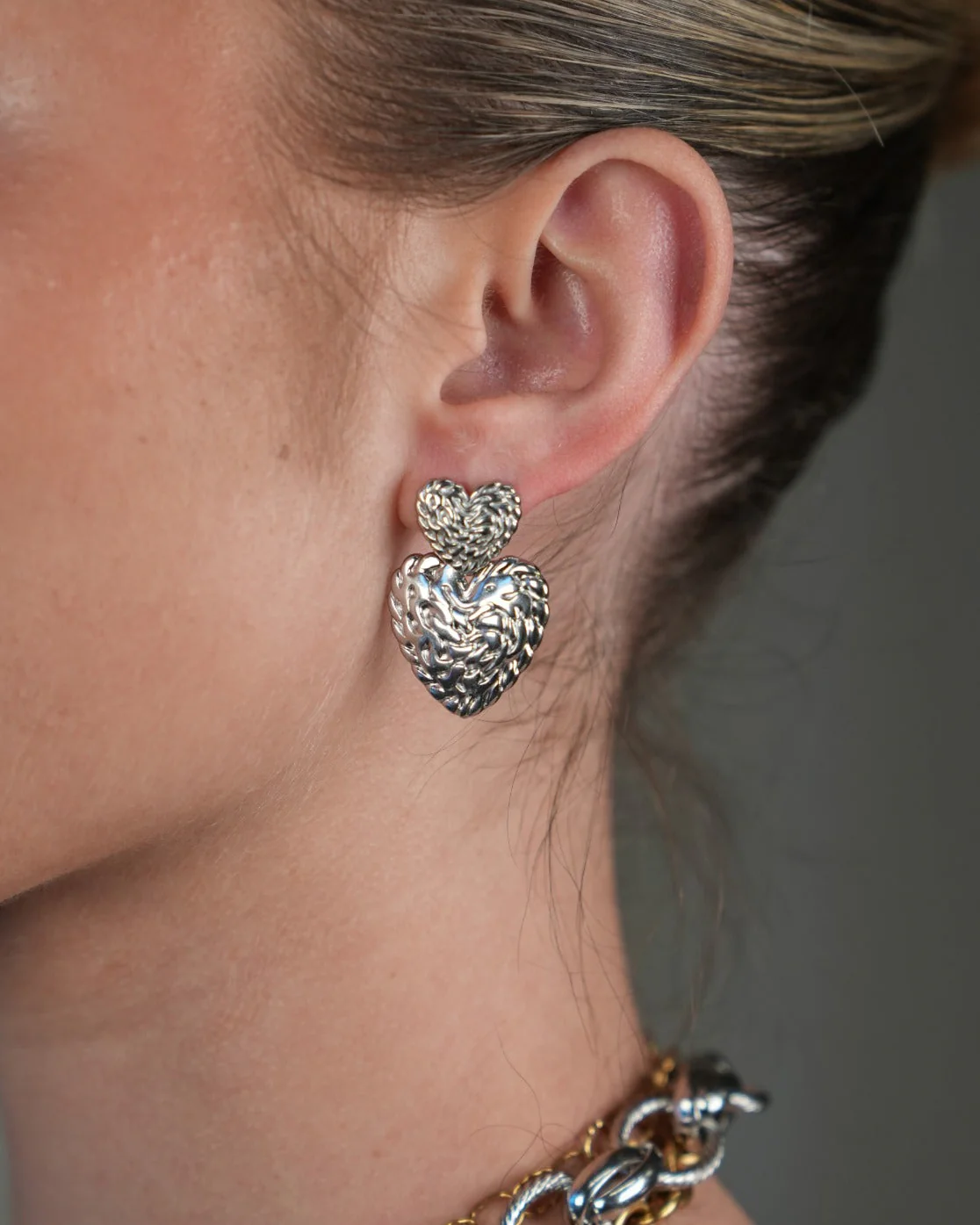 In The Name Of Love - Oorbellen - Stainless Steel - Image 4