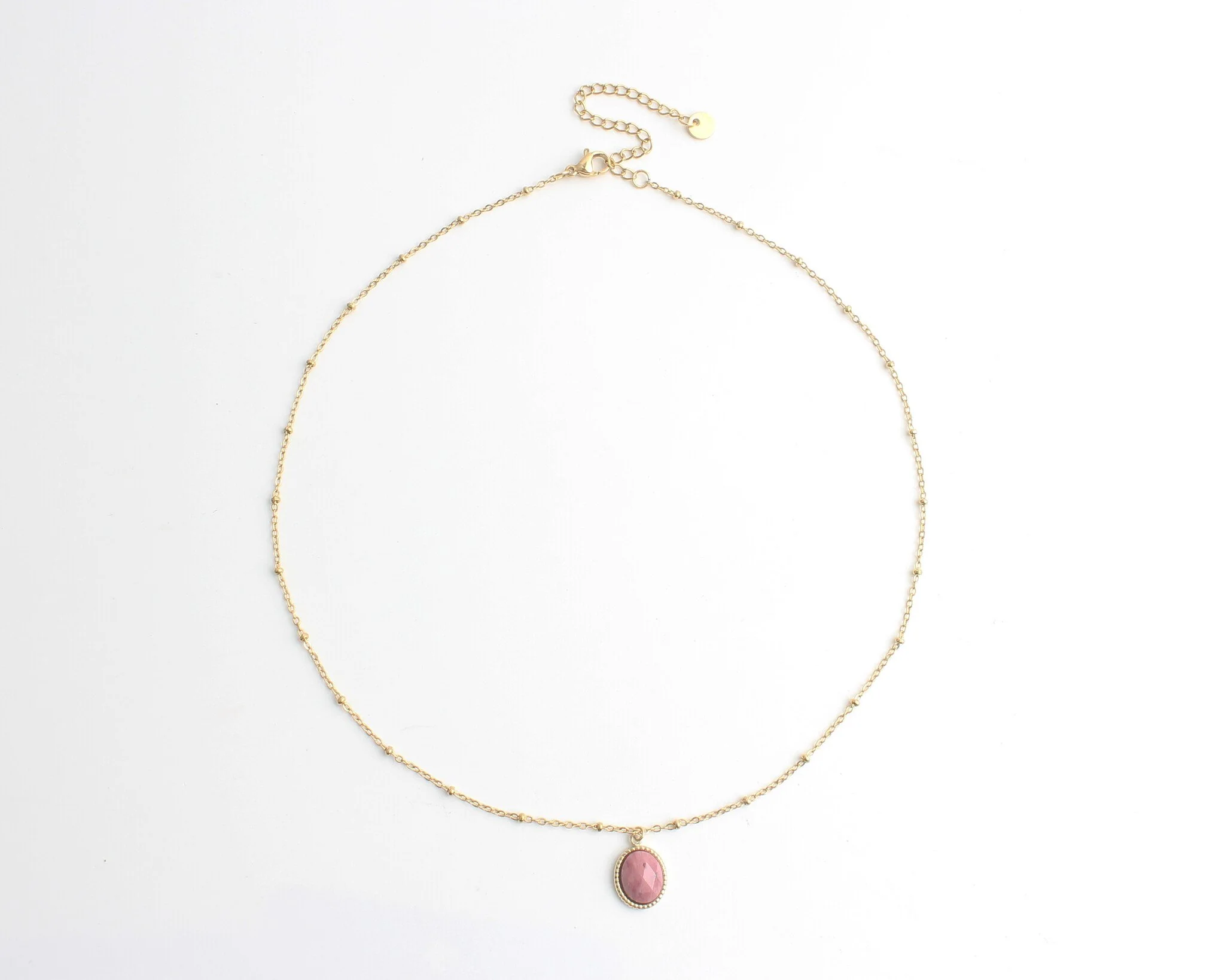 Jade - Ketting - Natuursteen - Stainless Steel - Image 4