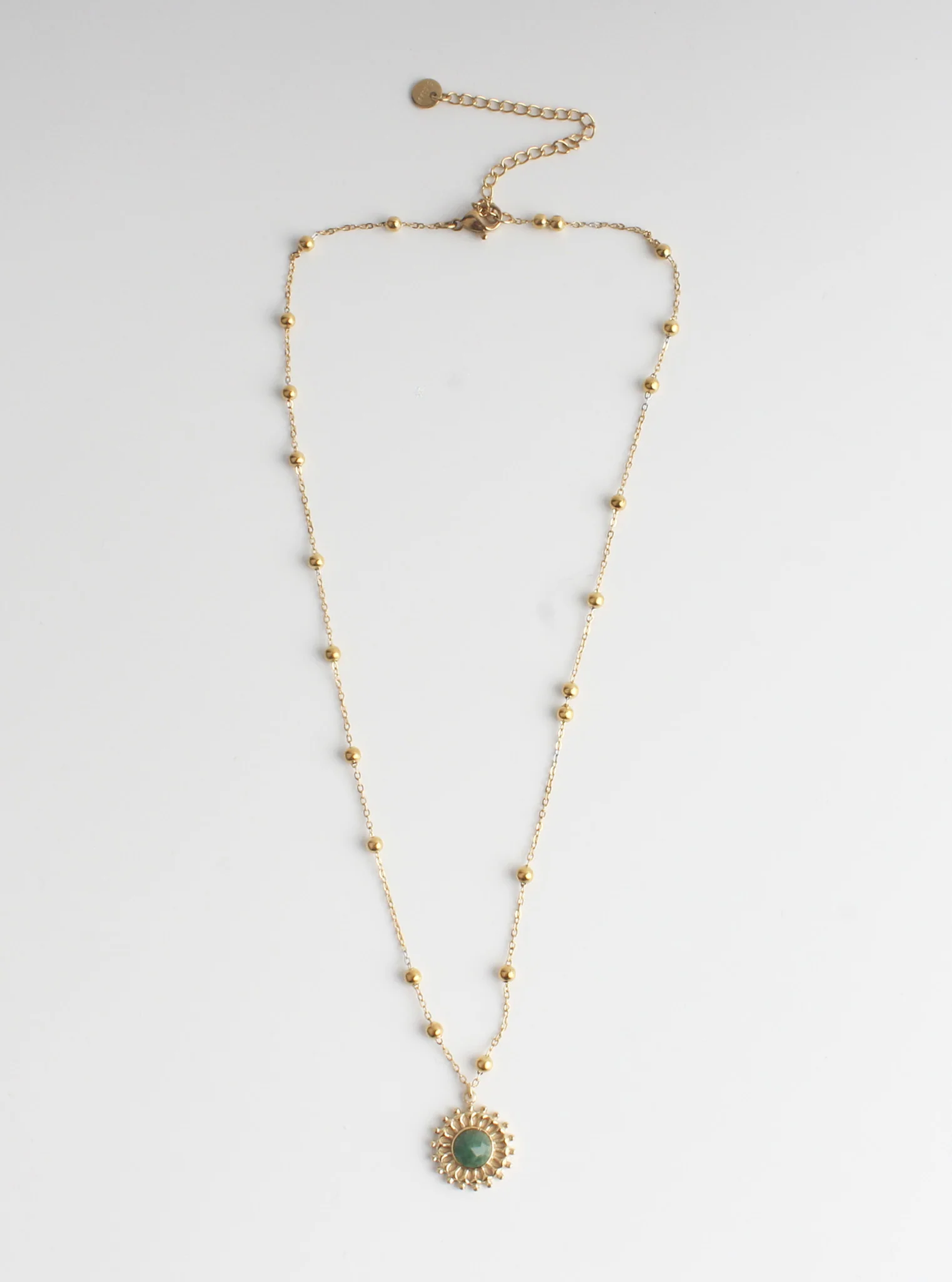 Jasmijn - Ketting - Natuursteen - Stainless Steel - Image 3