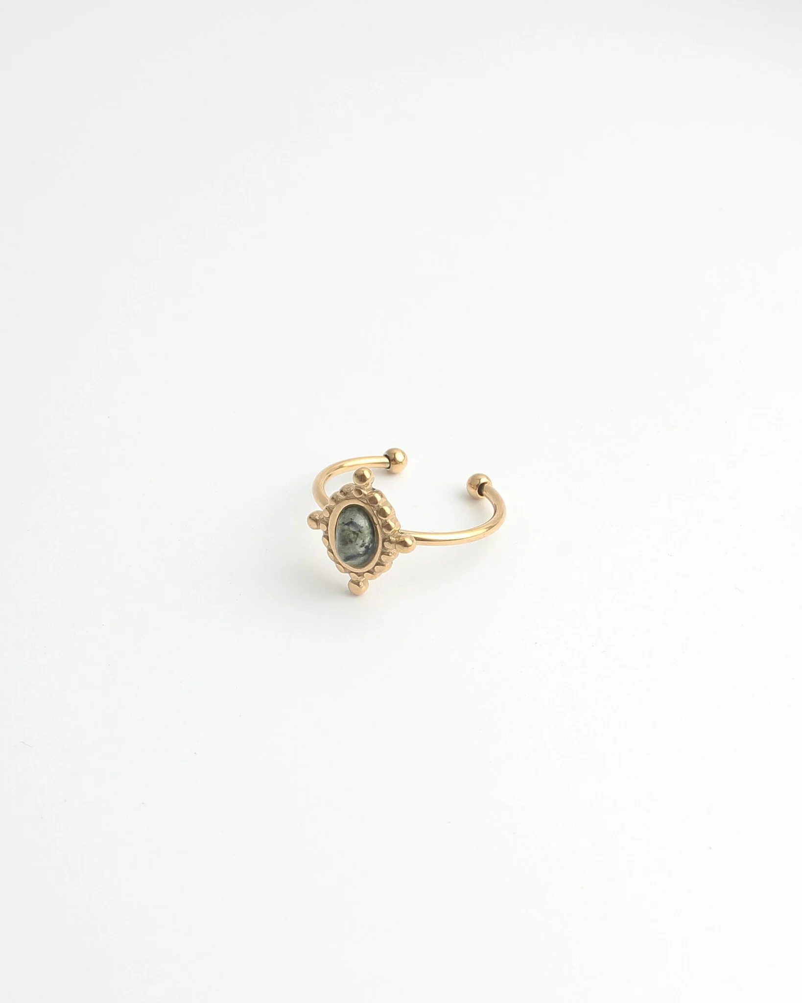 Jolene - Ring - Natuursteen - Stainless Steel