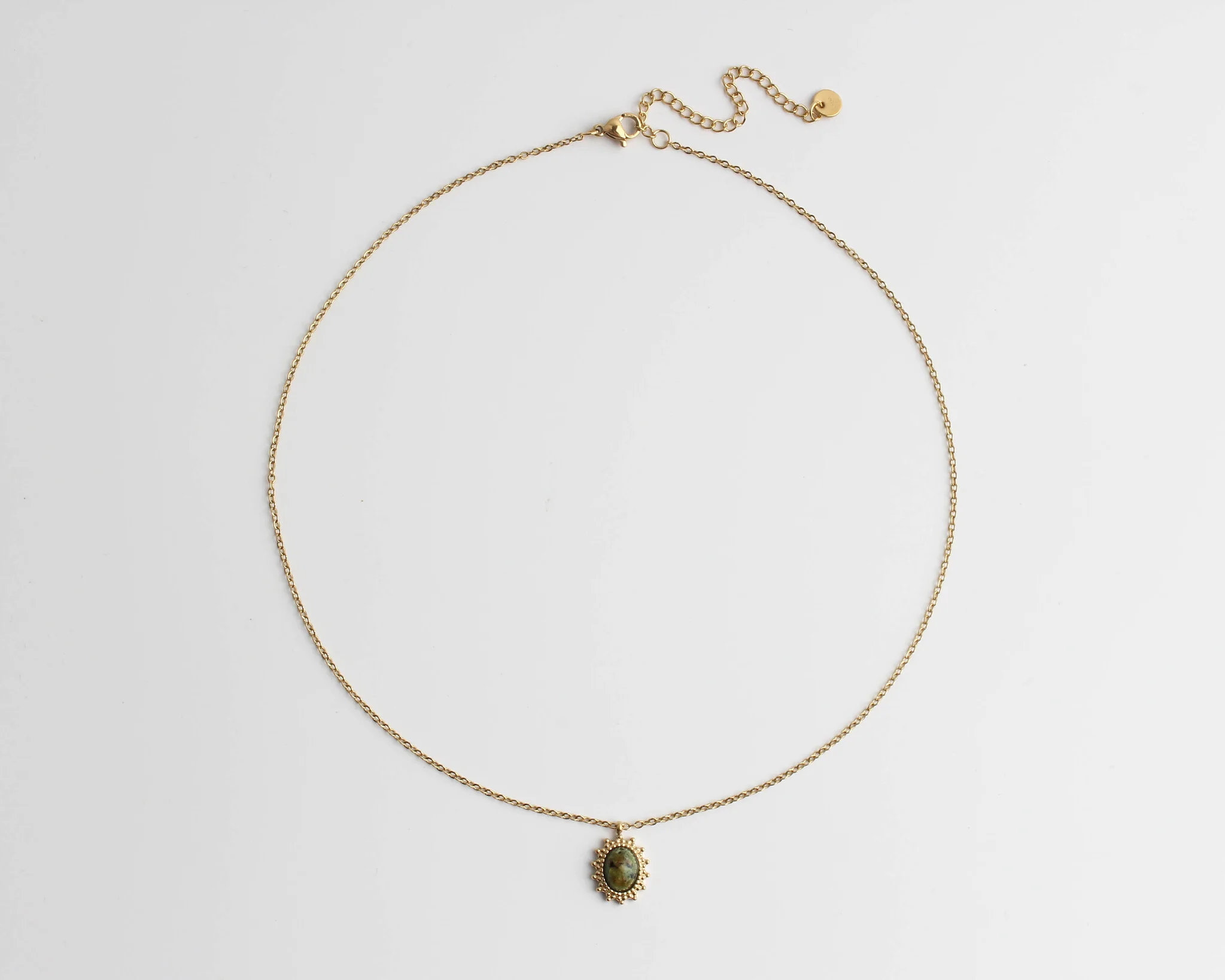 Jolie - Ketting - Natuursteen - Stainless Steel