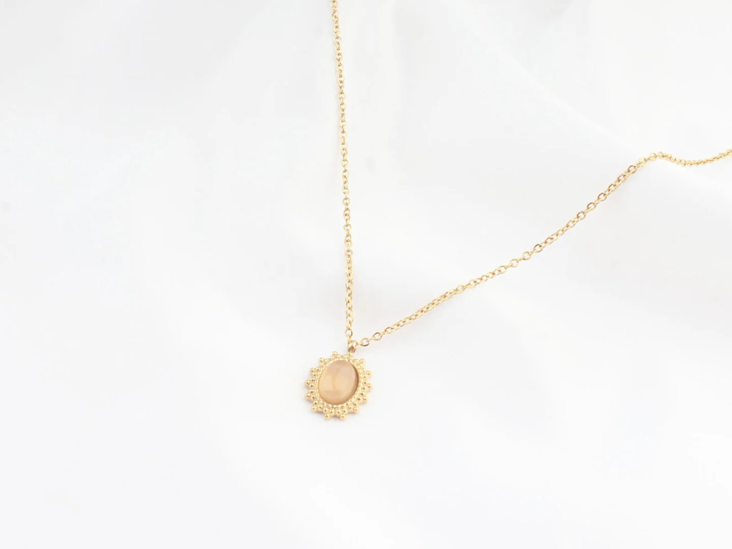 Jolie - Ketting - Natuursteen - Stainless Steel - Image 6