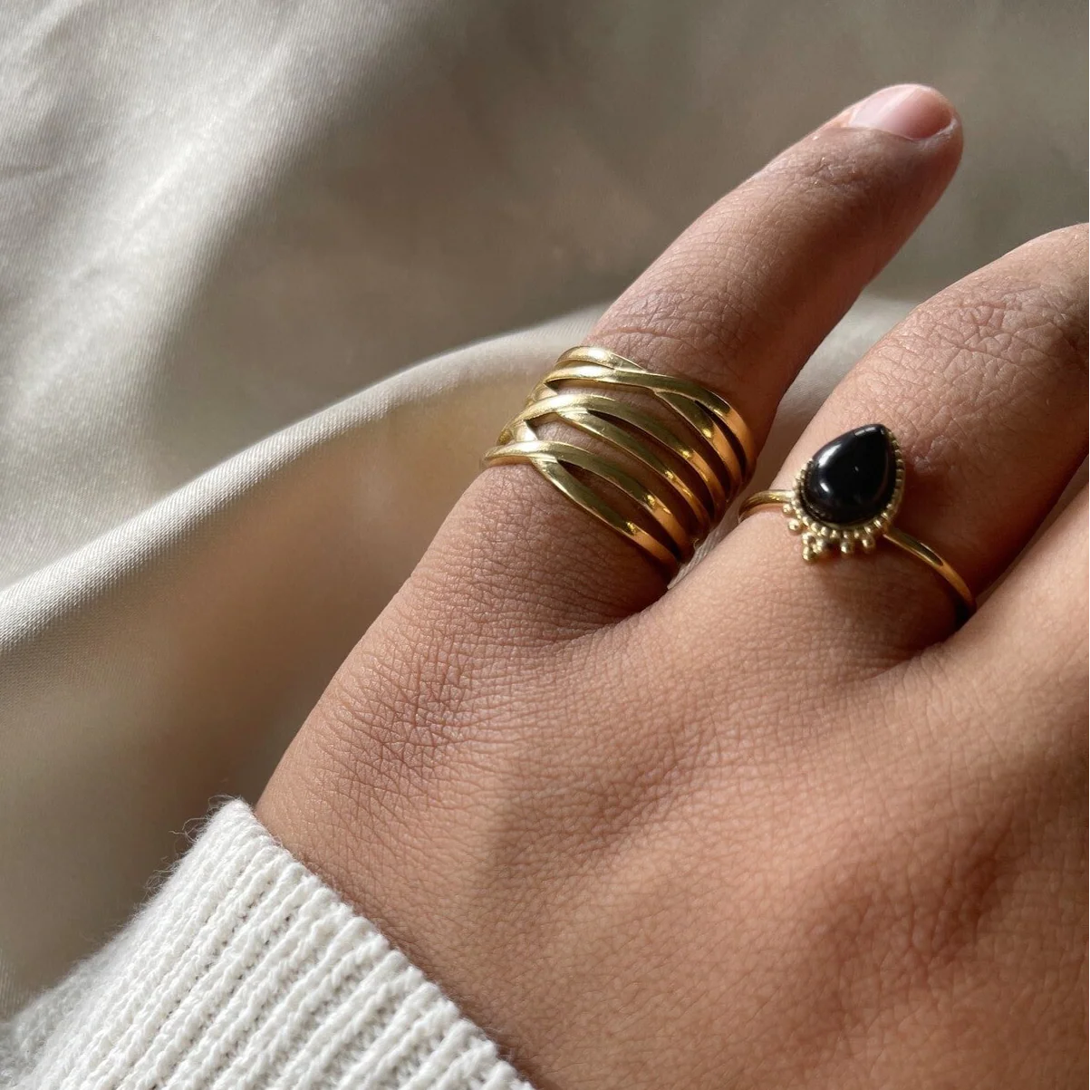 Lindsay - Ring - Stainless Steel - Verstelbaar - Image 2