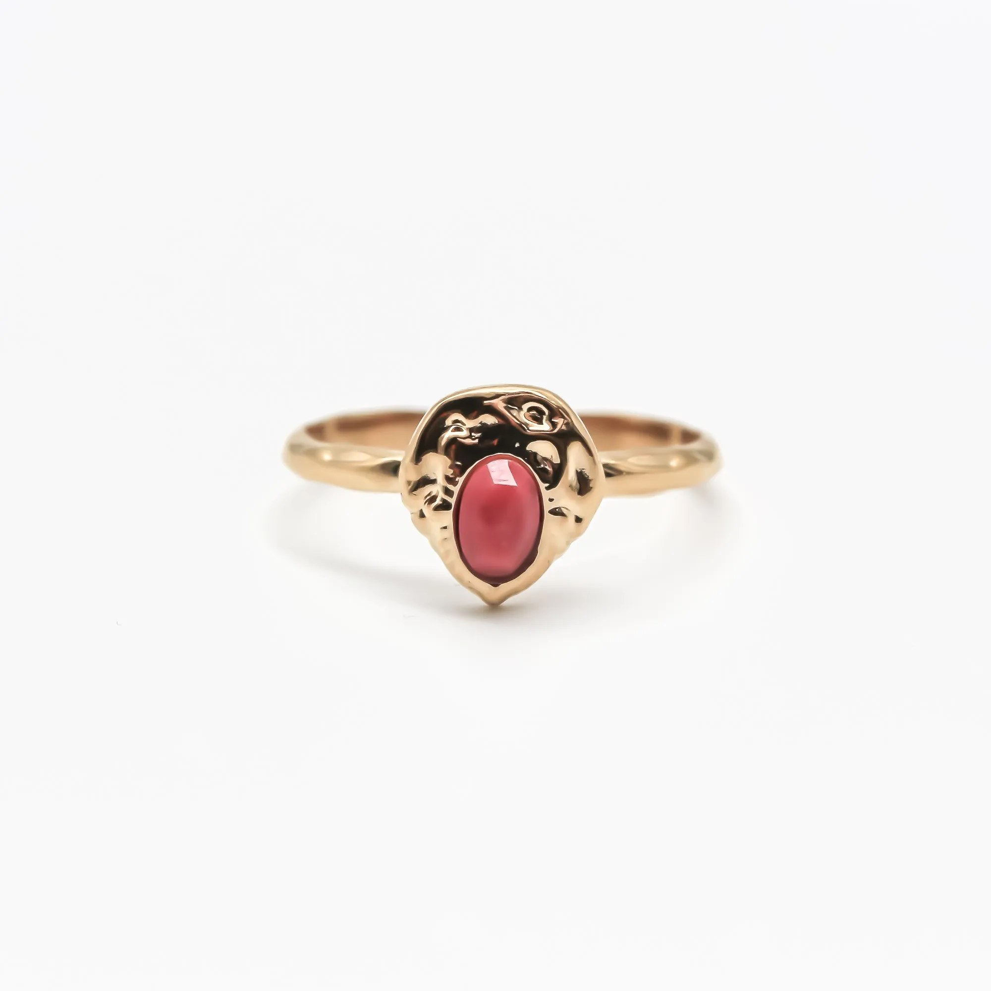 Liria - Ring - Natuursteen - Stainless Steel - Verstelbaar - Image 3