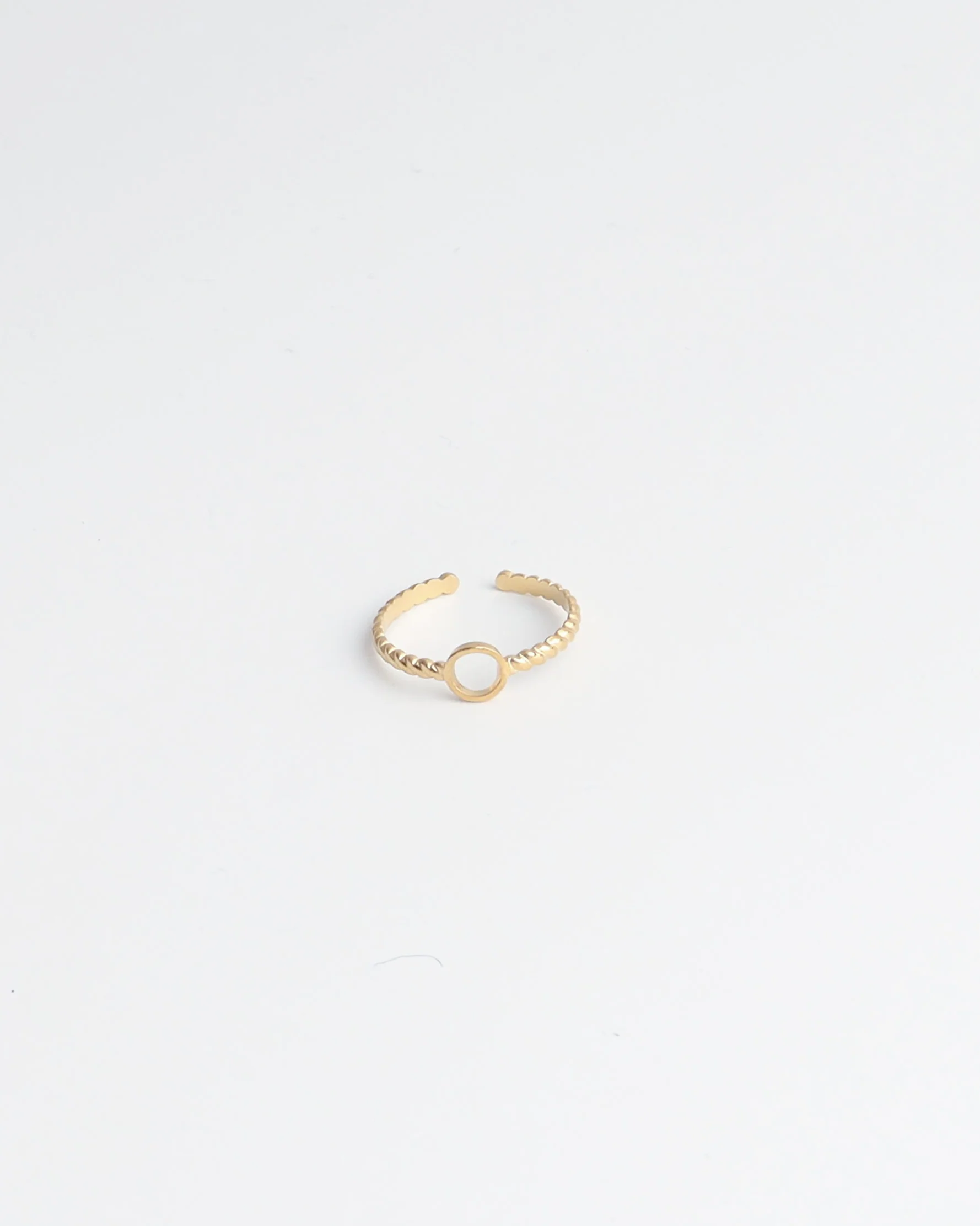 Little Circle - Ring - Stainless Steel - Verstelbaar
