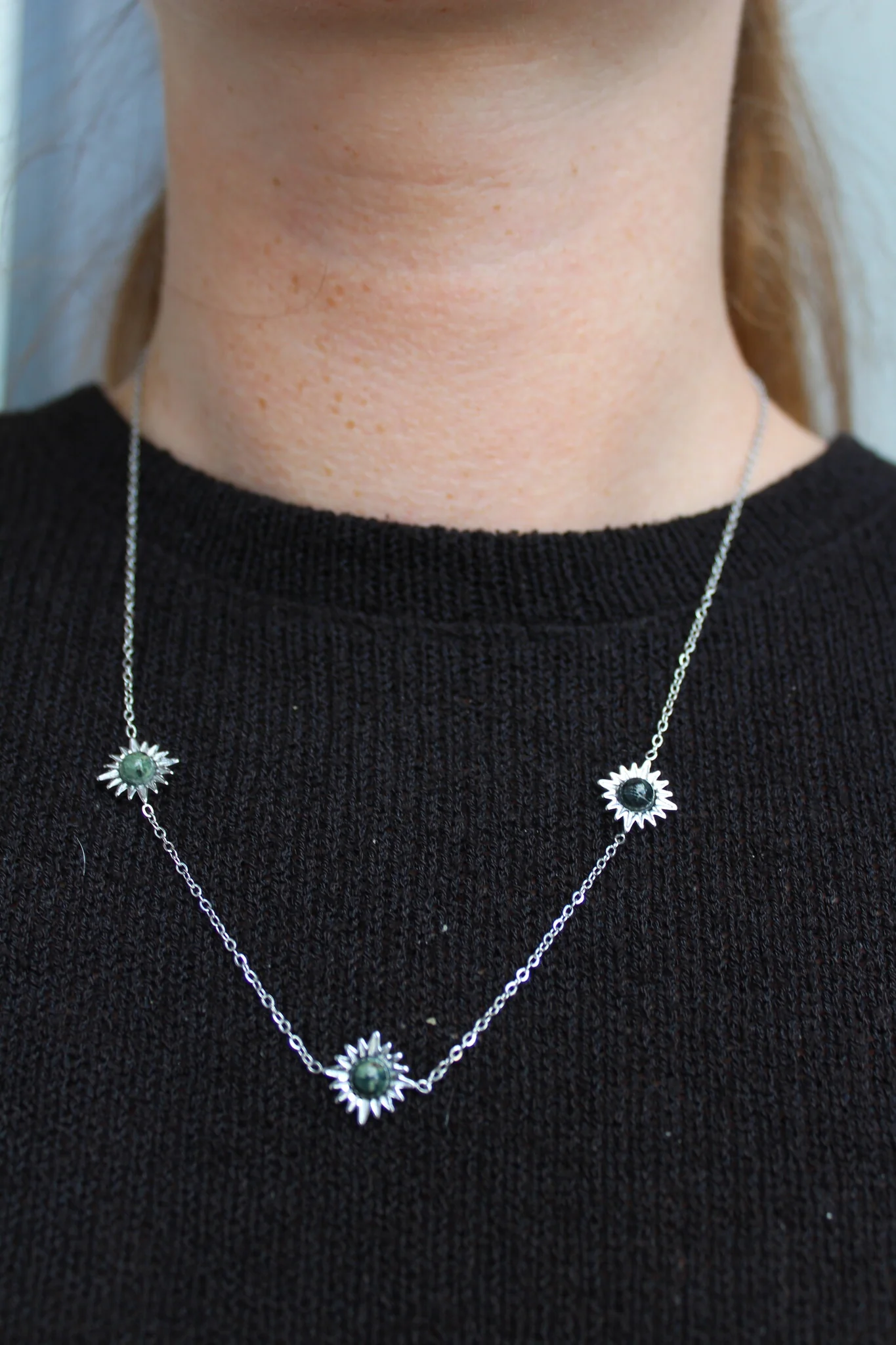 Louelle - Ketting - Natuursteen - Stainless Steel - Image 18