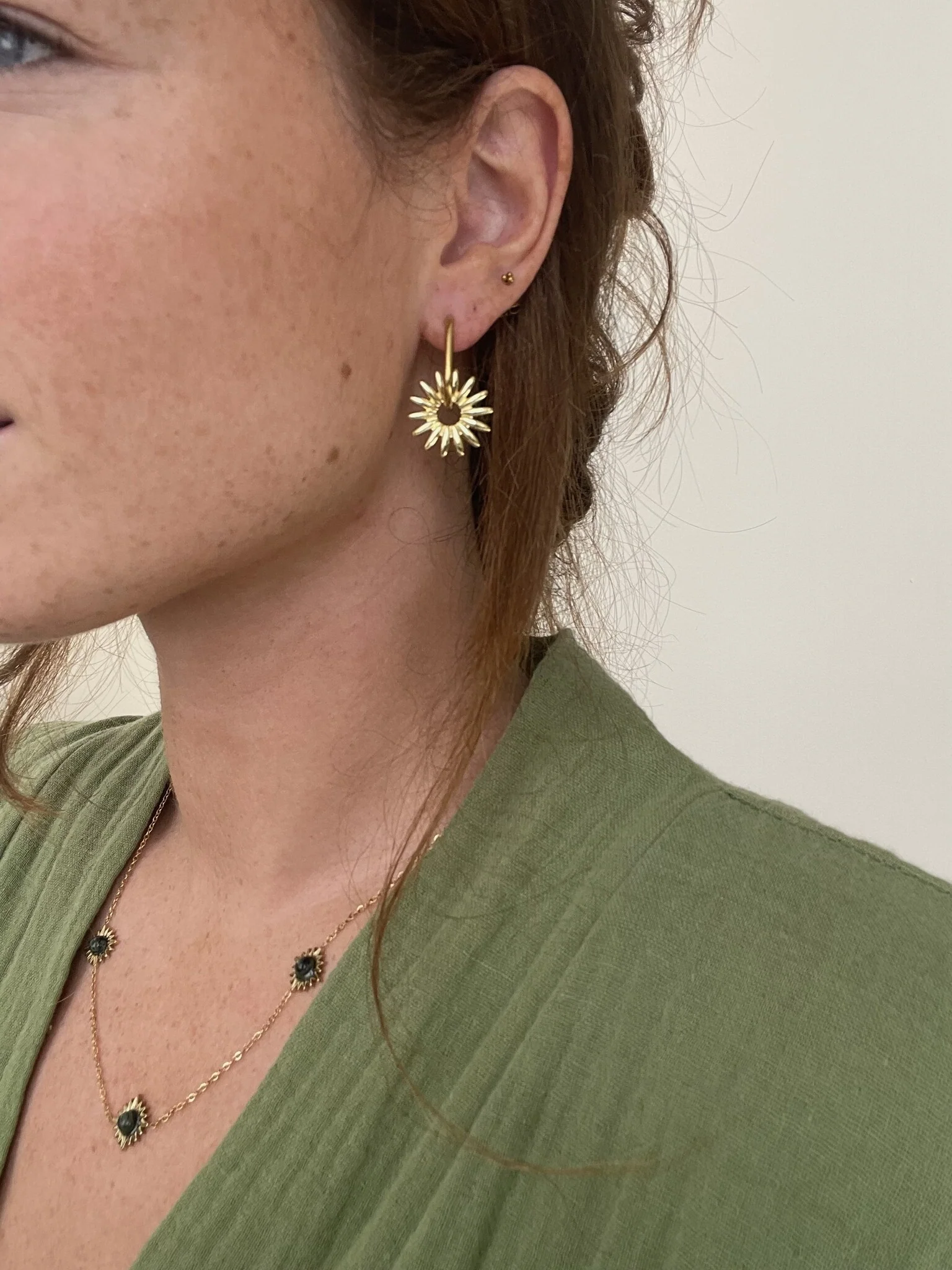 Louelle - Ketting - Natuursteen - Stainless Steel - Image 4