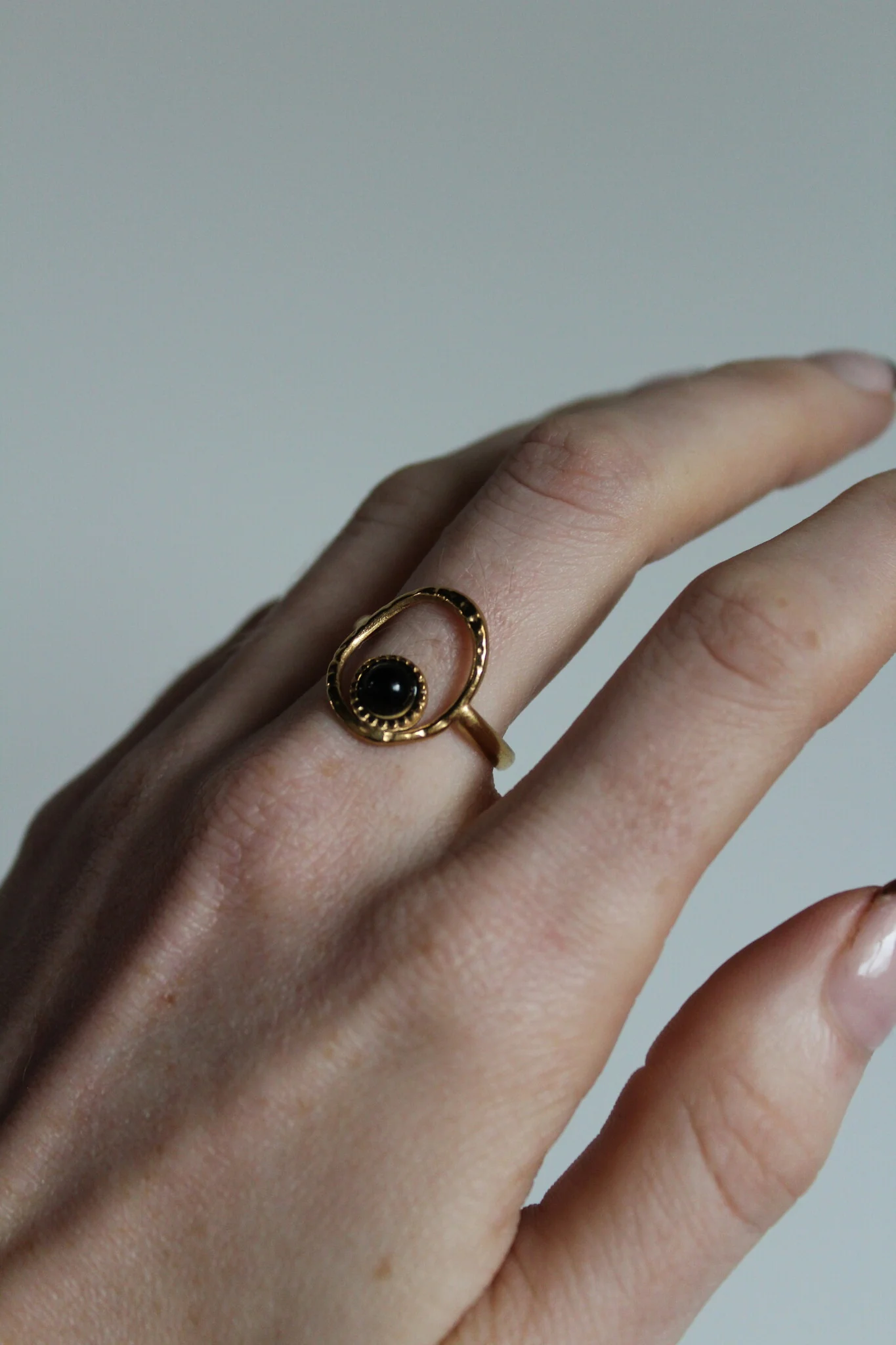 Lucia - Ring - Natuursteen - Stainless Steel - Verstelbaar - Image 2