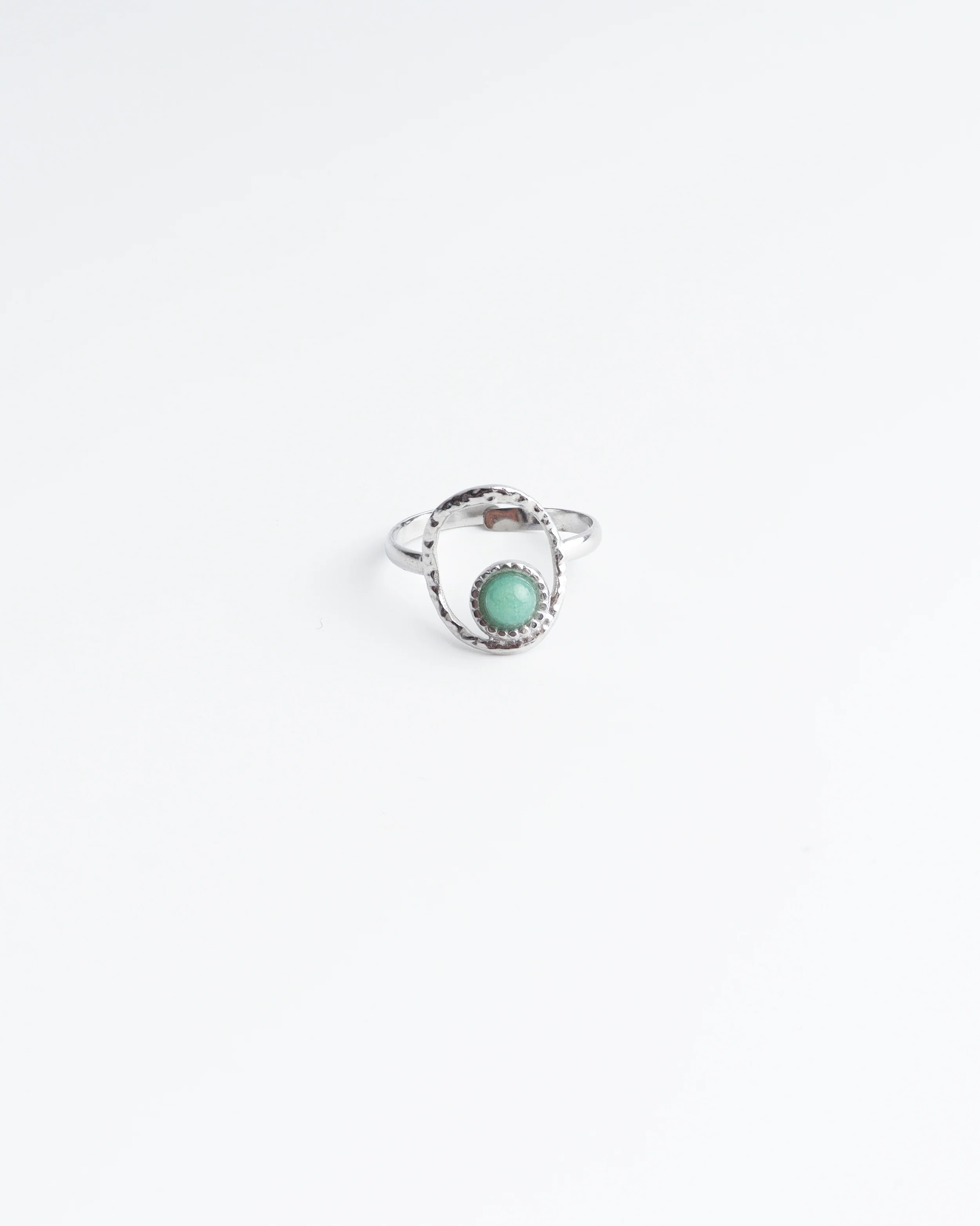 Lucia - Ring - Natuursteen - Stainless Steel - Verstelbaar - Image 6