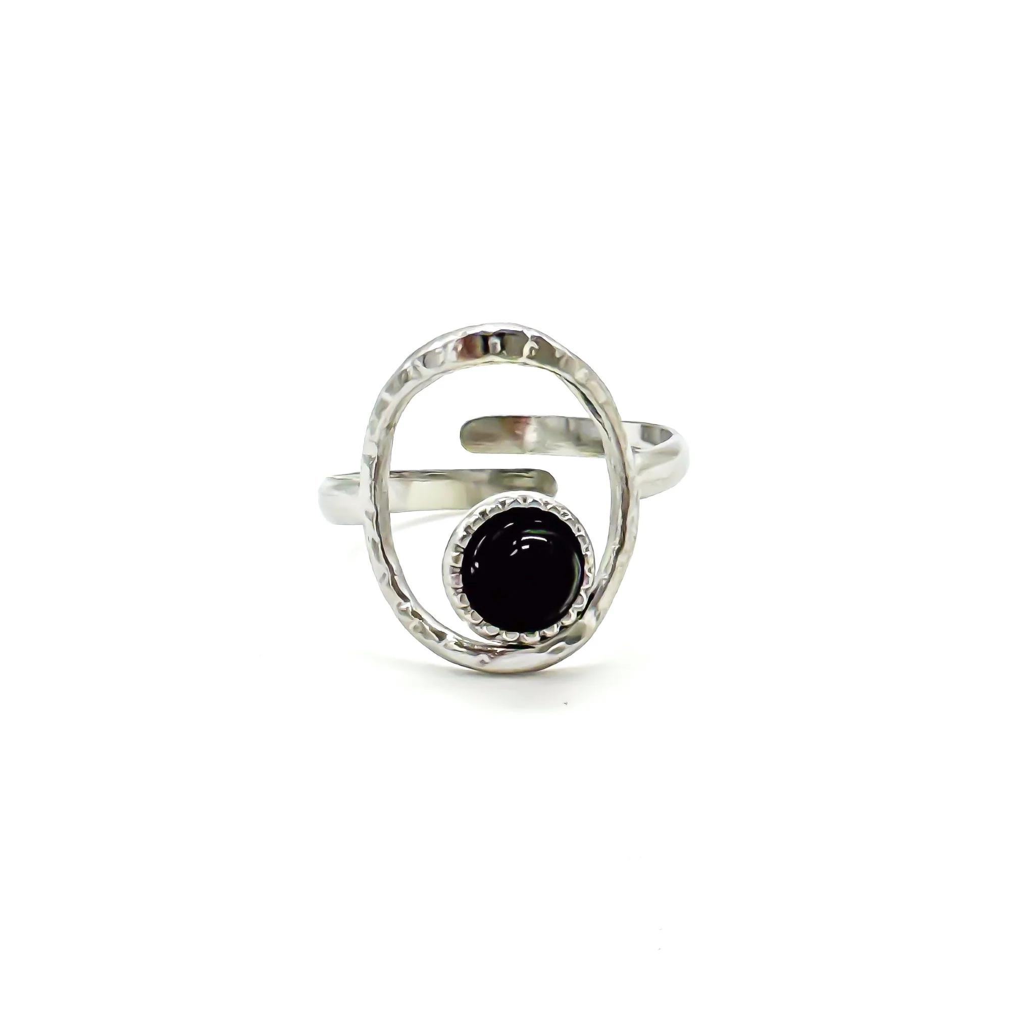 Lucia - Ring - Natuursteen - Stainless Steel - Verstelbaar - Image 8