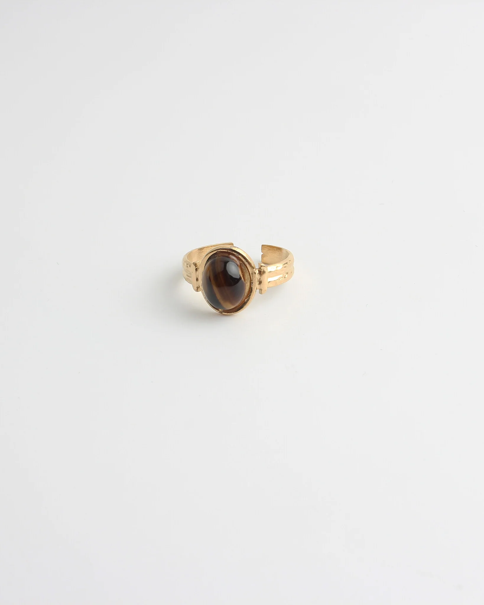 Megane - Ring - Natuursteen - Stainless Steel - Verstelbaar - Image 13
