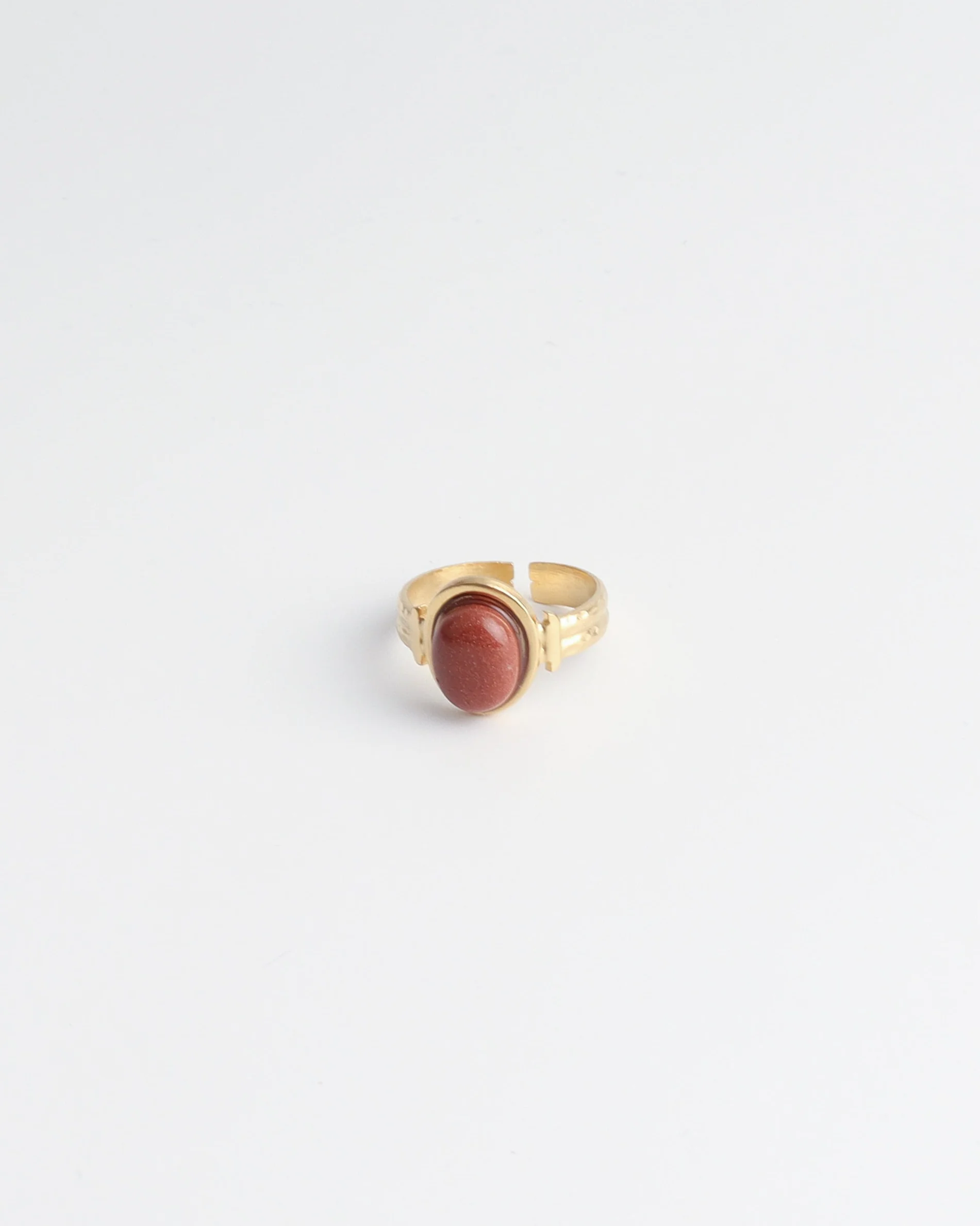 Megane - Ring - Natuursteen - Stainless Steel - Verstelbaar - Image 18